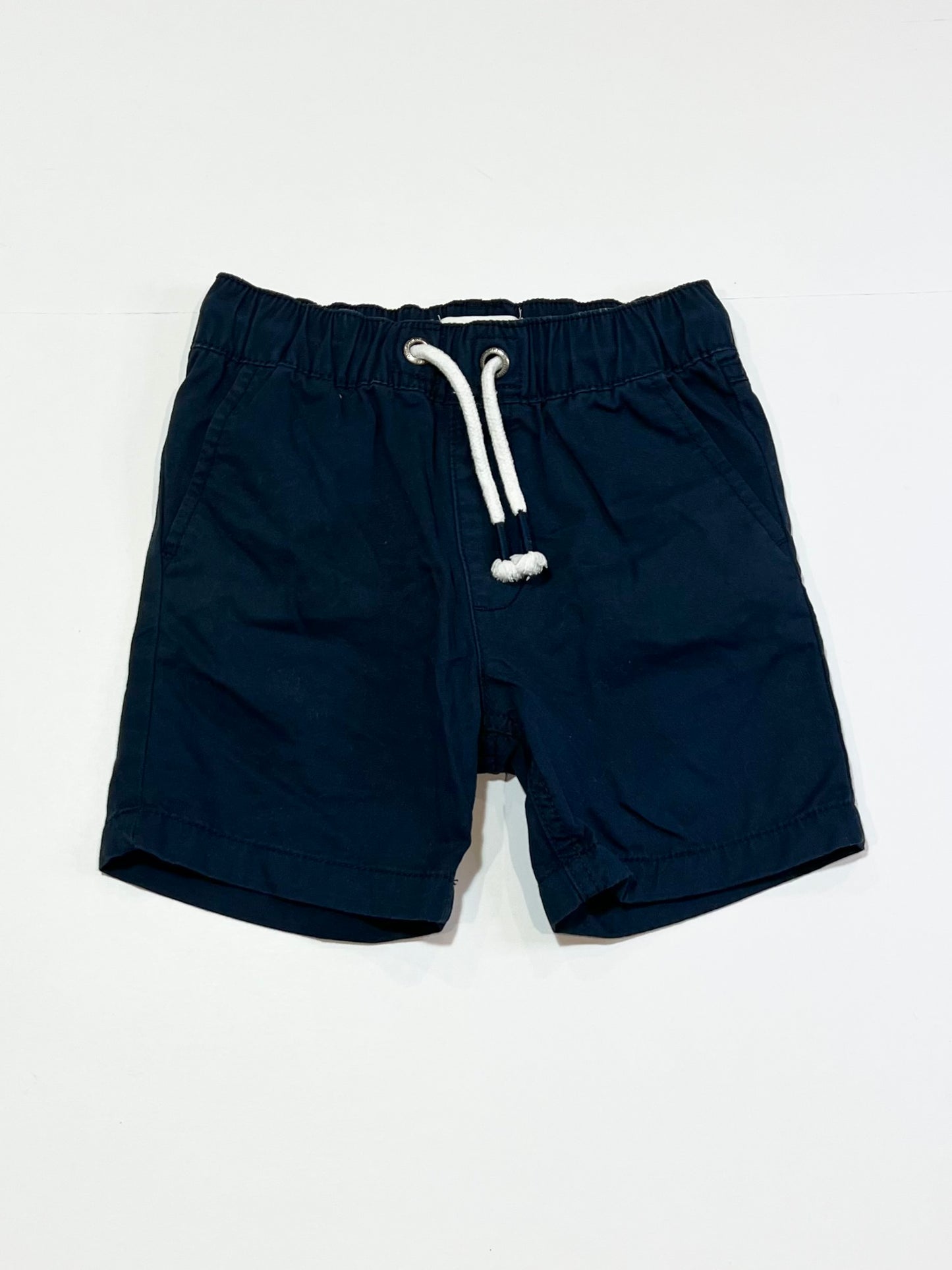 Navy pull-on shorts - Size 3