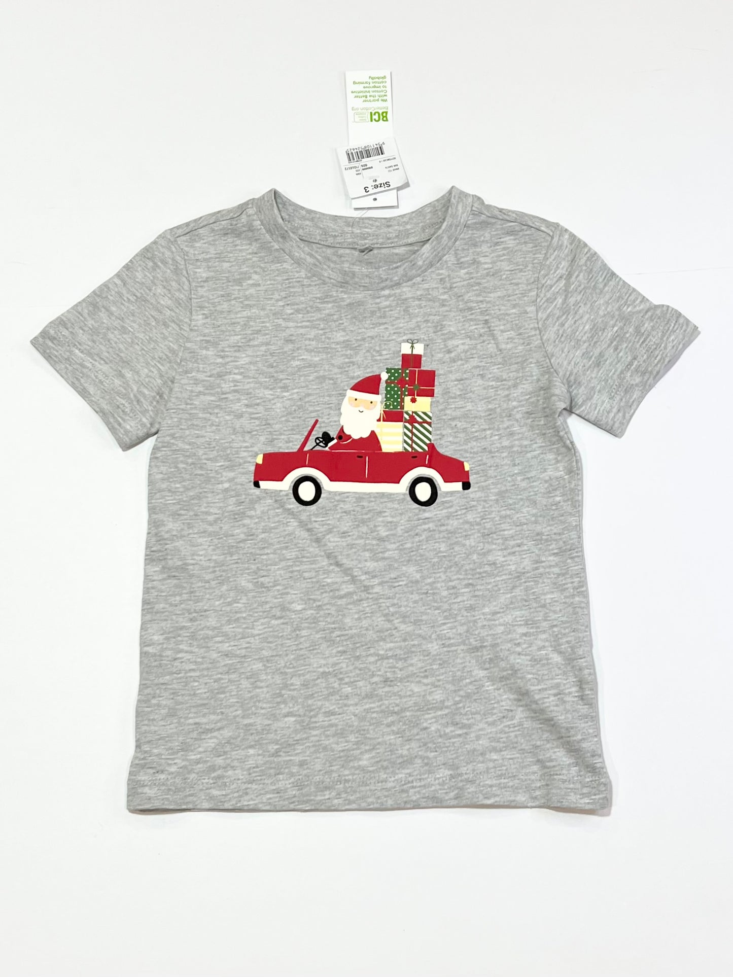 Grey Chrismtas tee brand new - Size 3