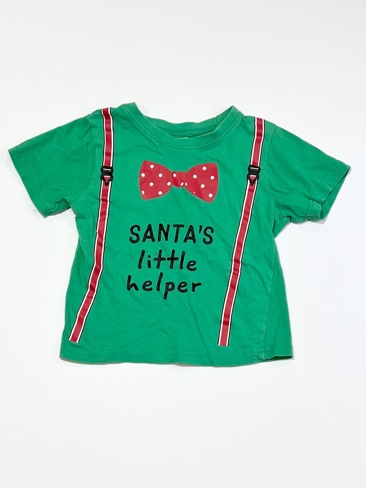Santa's little helper tee - Size 3