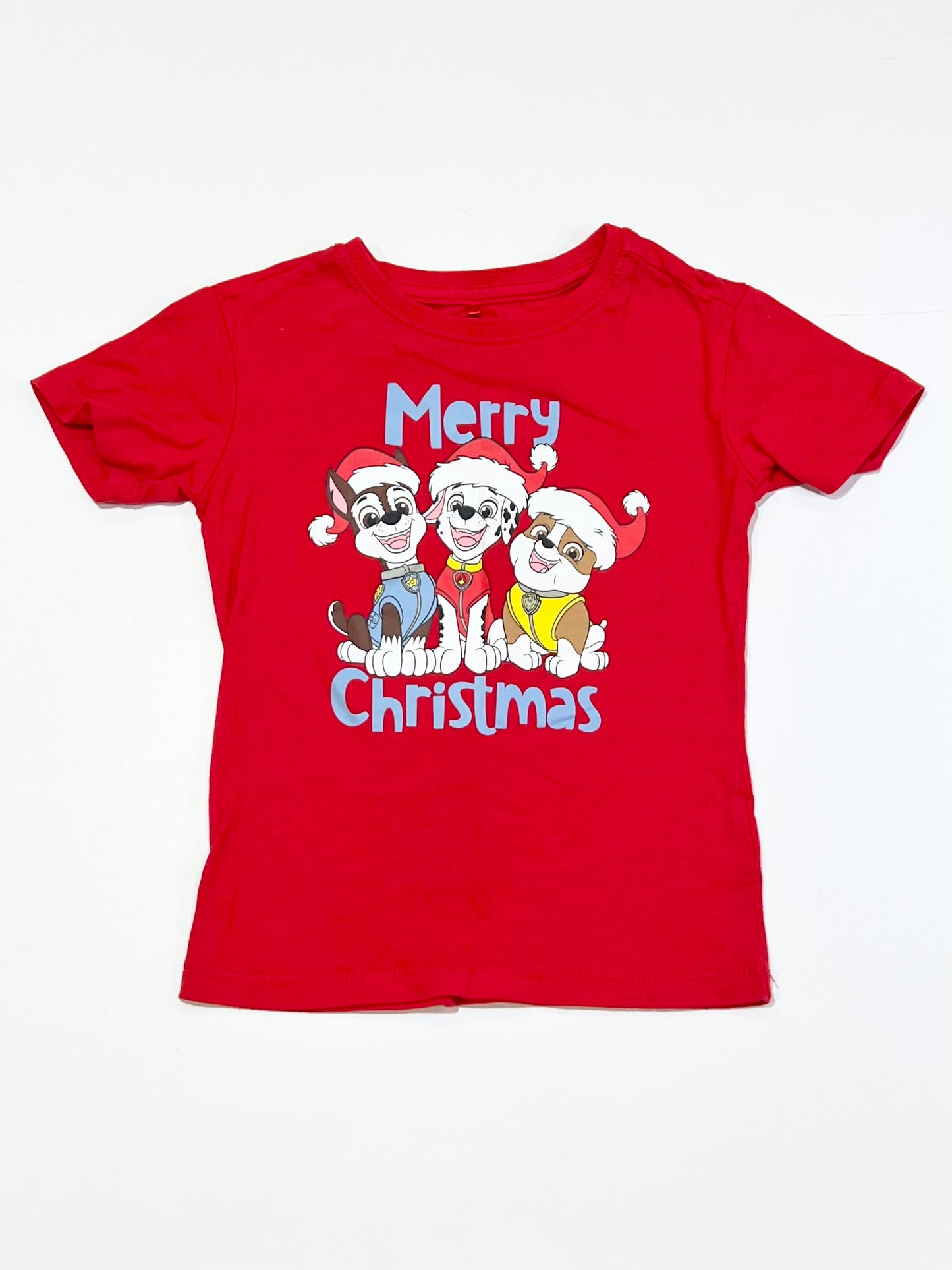 Christmas pups tee - Size 3