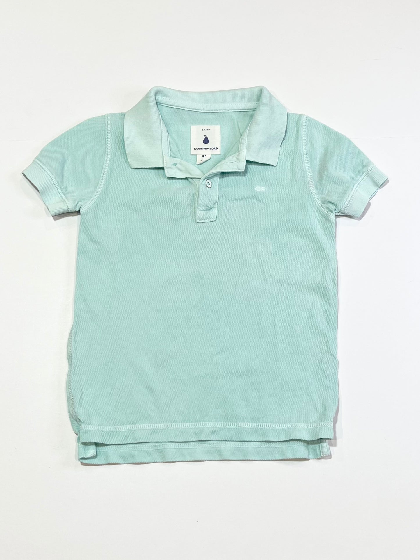 Green polo shirt - Size 3
