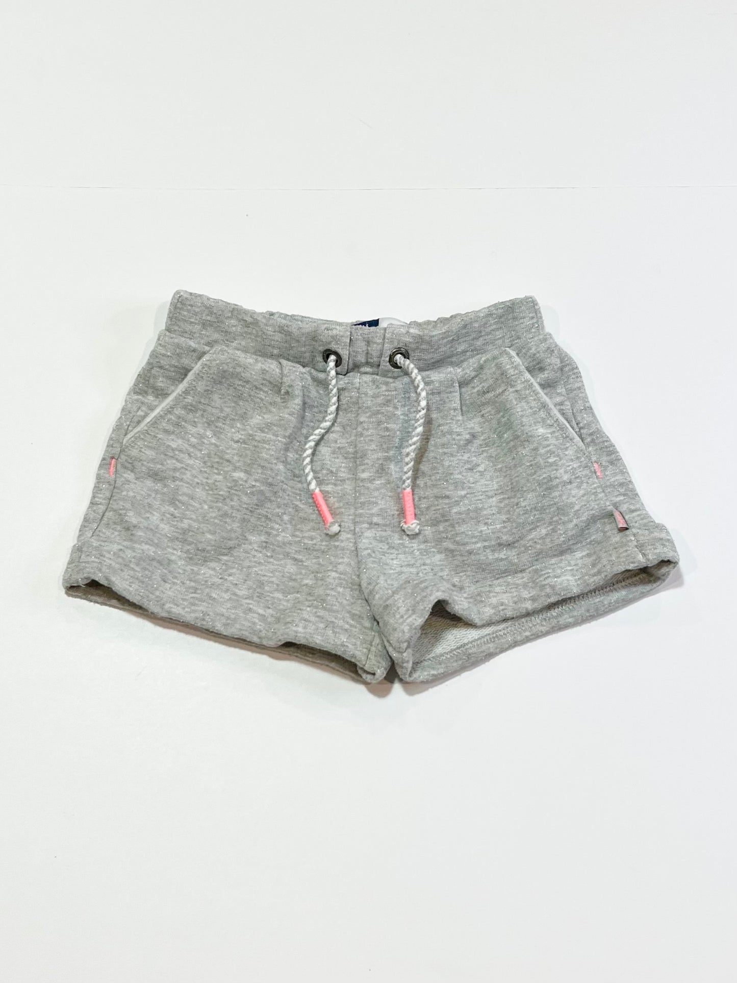 Grey sparkle sweat shorts - Size 3