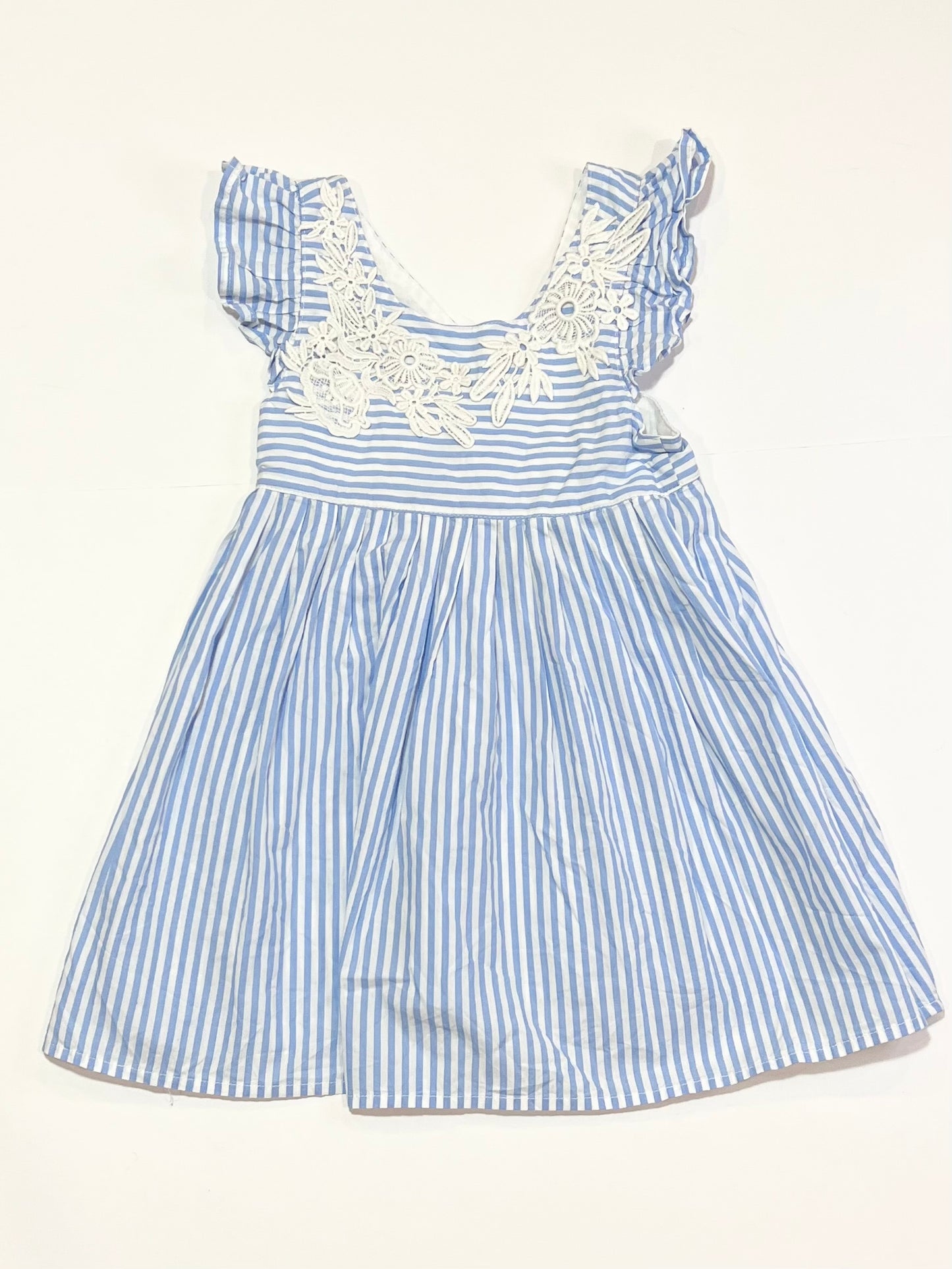 Blue striped dress - Size 3