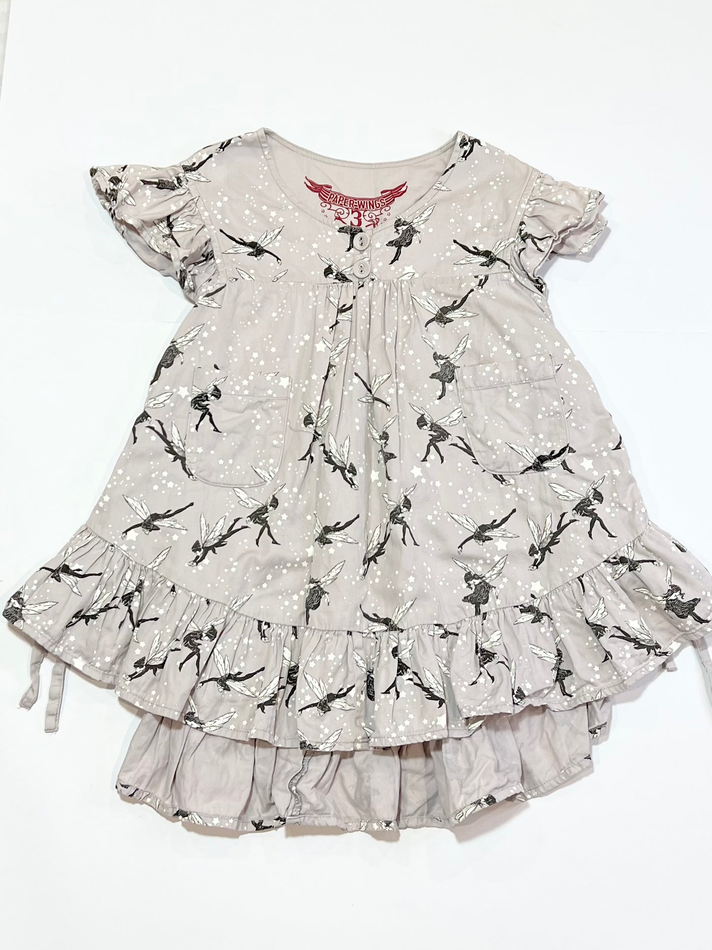 Grey fairies dress - Size 3