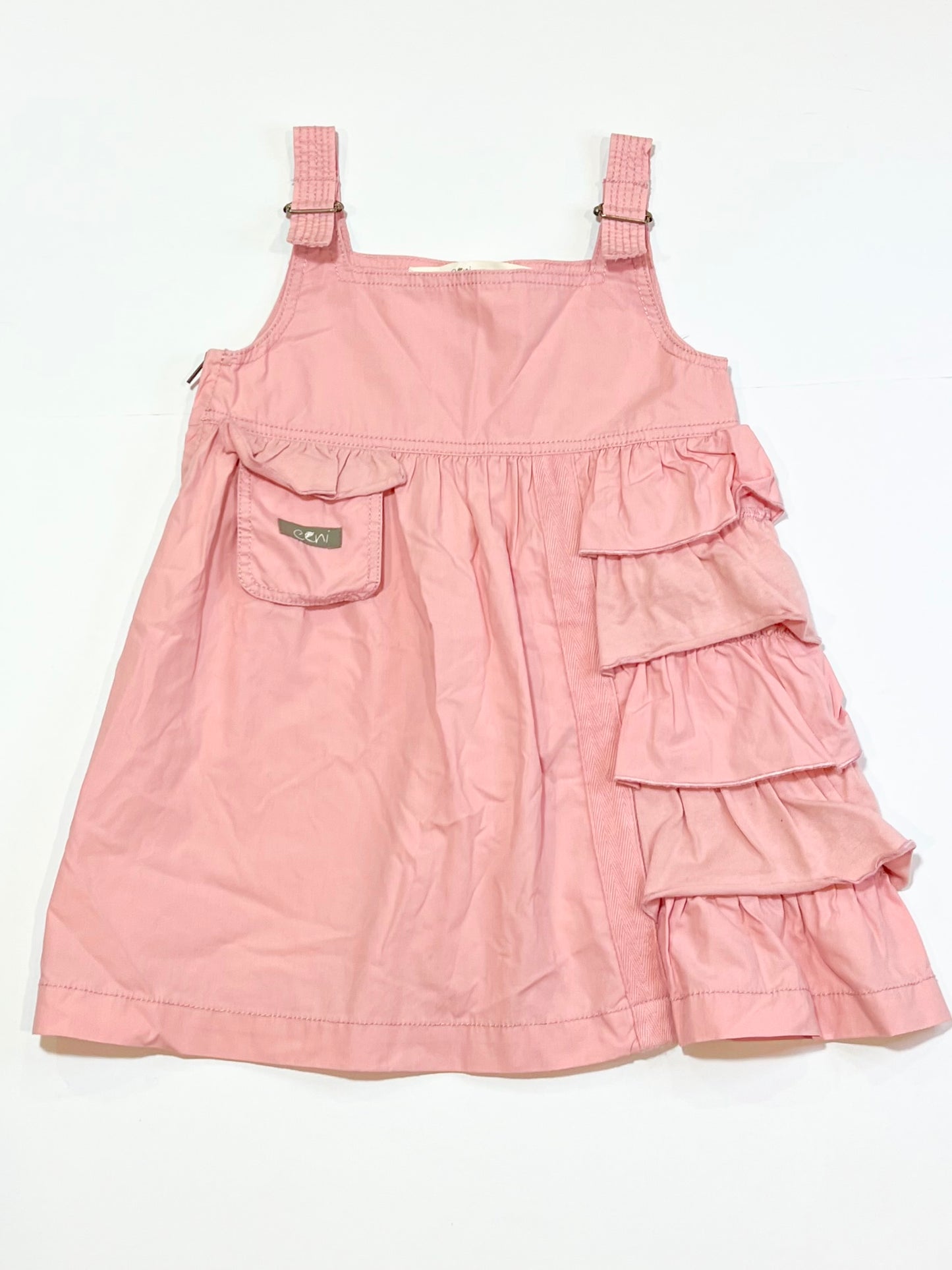 Pink ruffle dress - Size 3