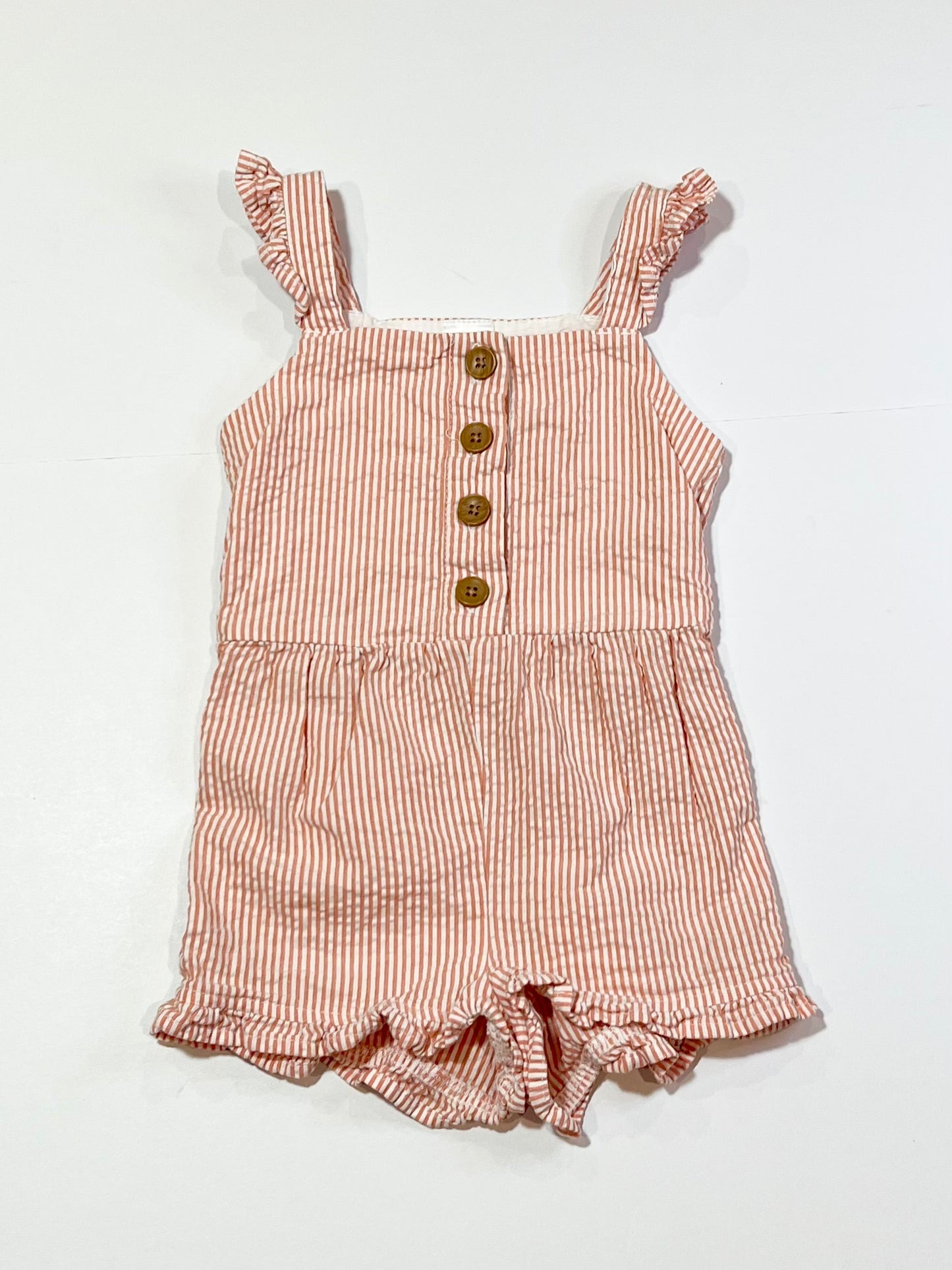 Seersucker playsuit - Size 2