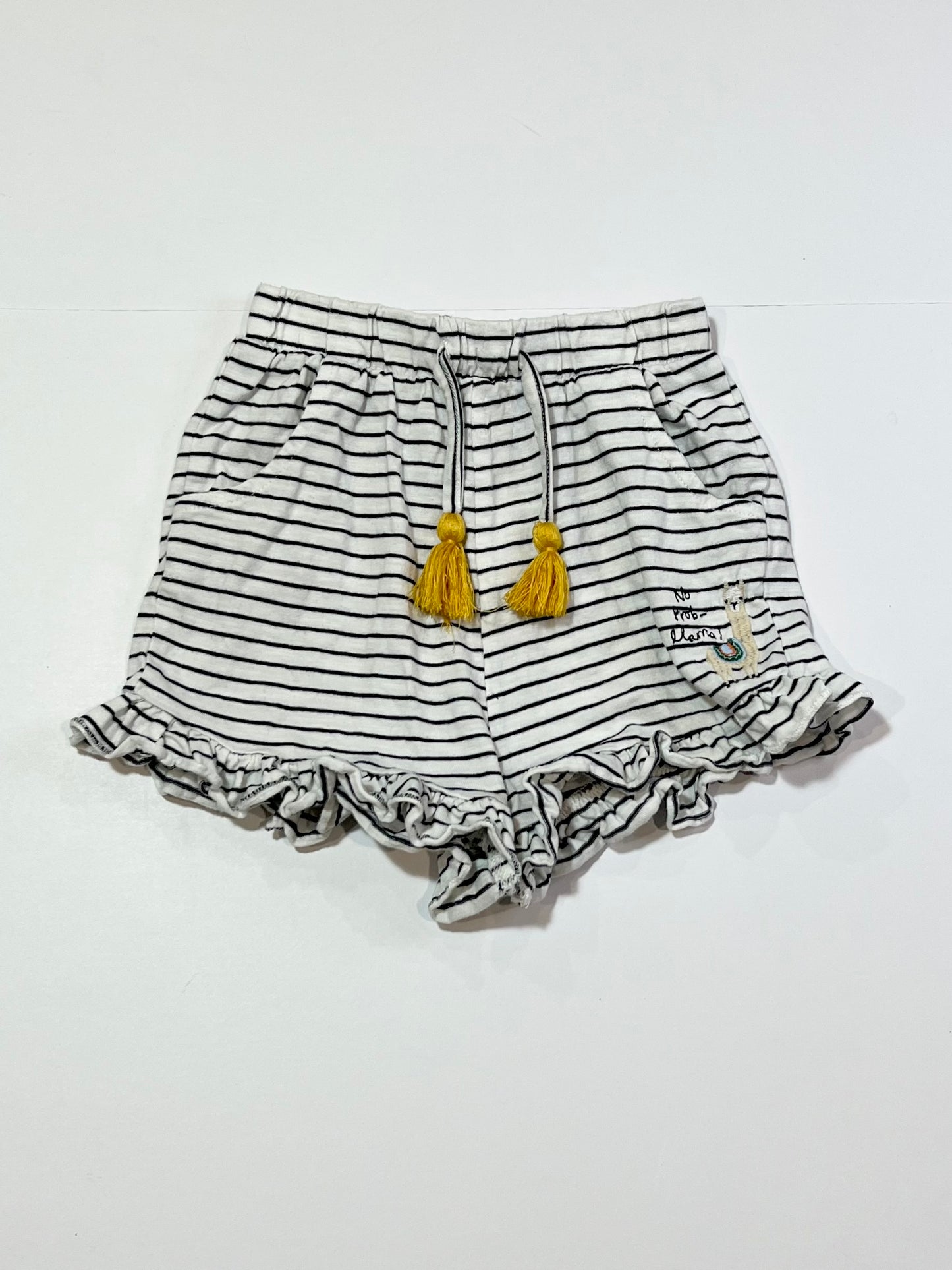 No prob-llama shorts - Size 2