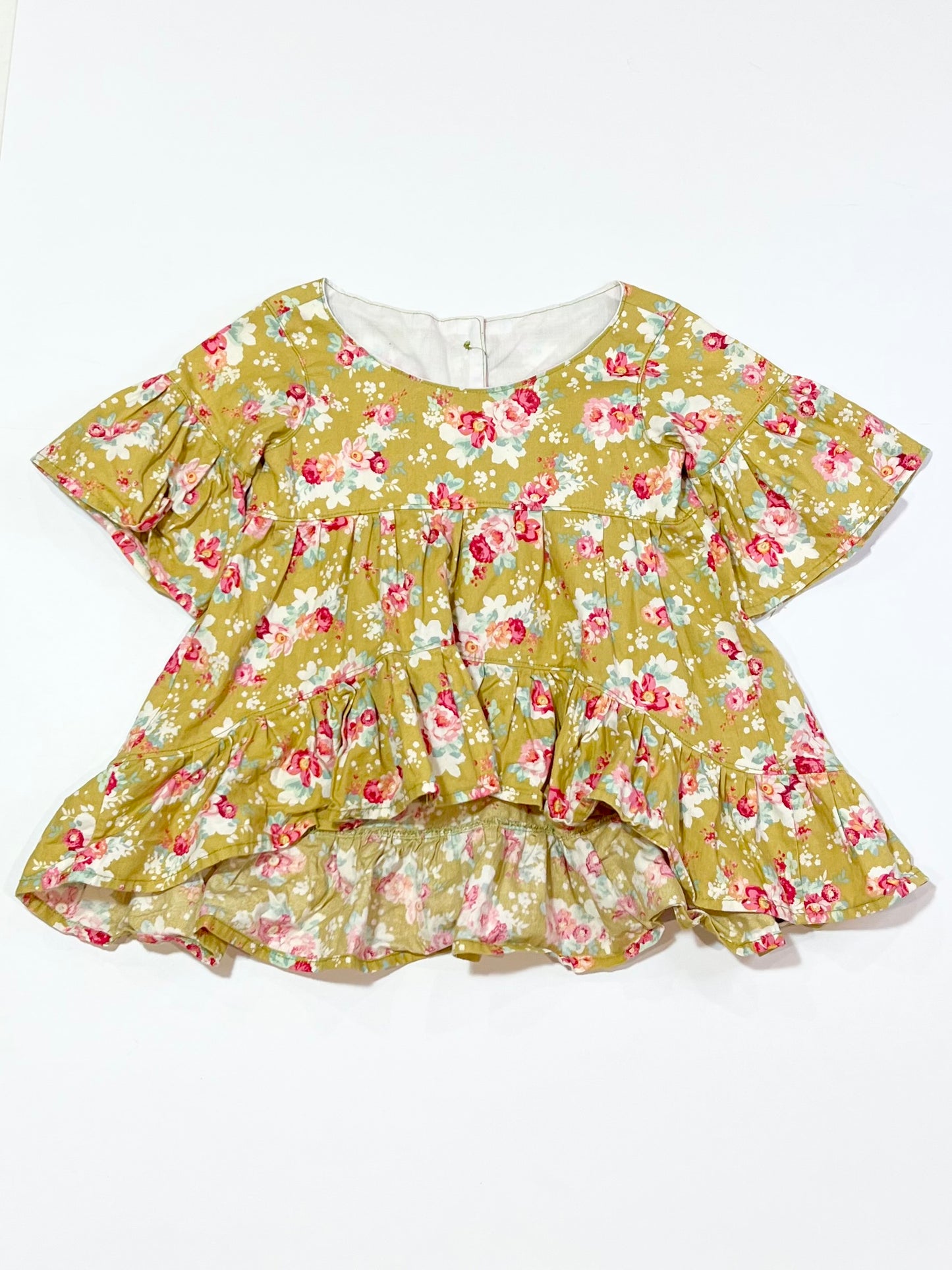 Floral ruffle top - Size 2