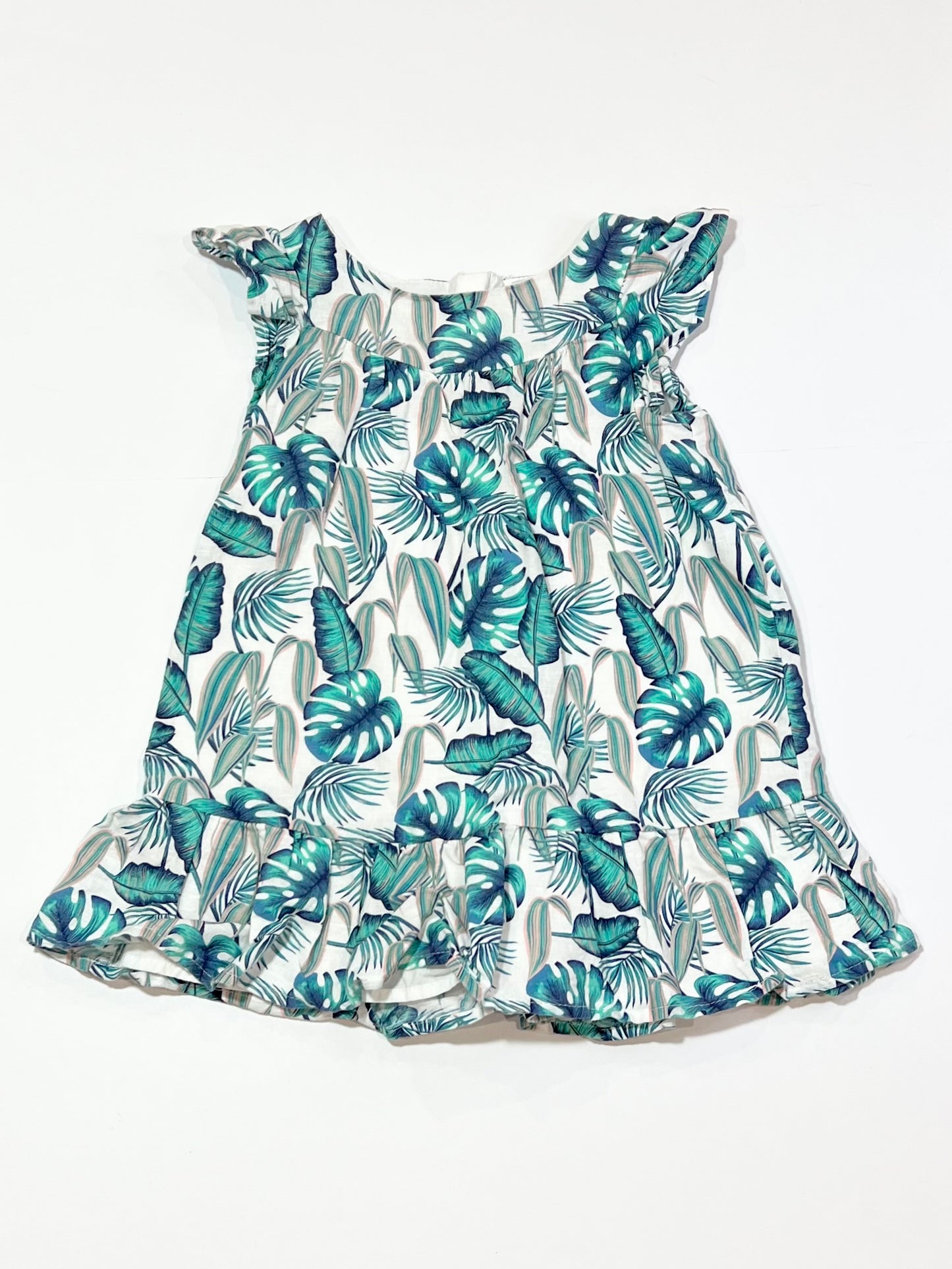 Woven leafy dress - Size 2