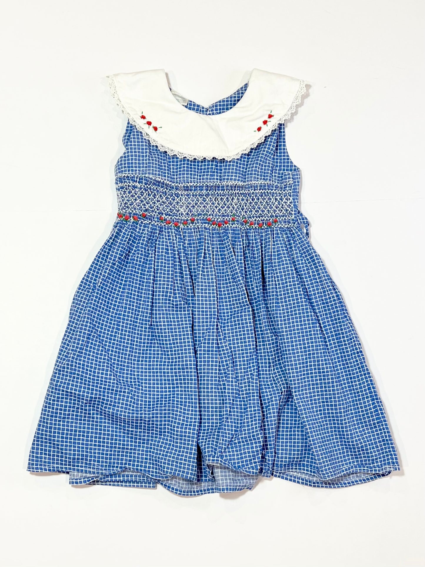 Collared smocked dress - Size 2
