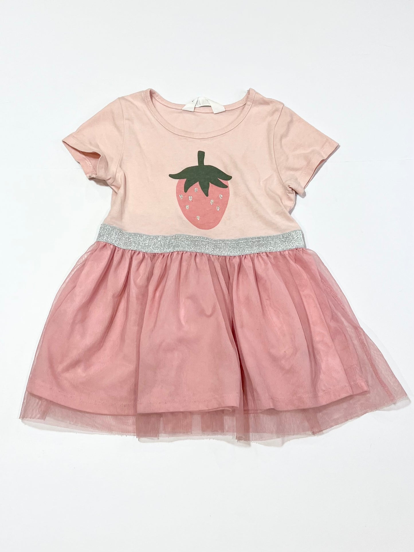 Strawberry tulle dress - Size 2