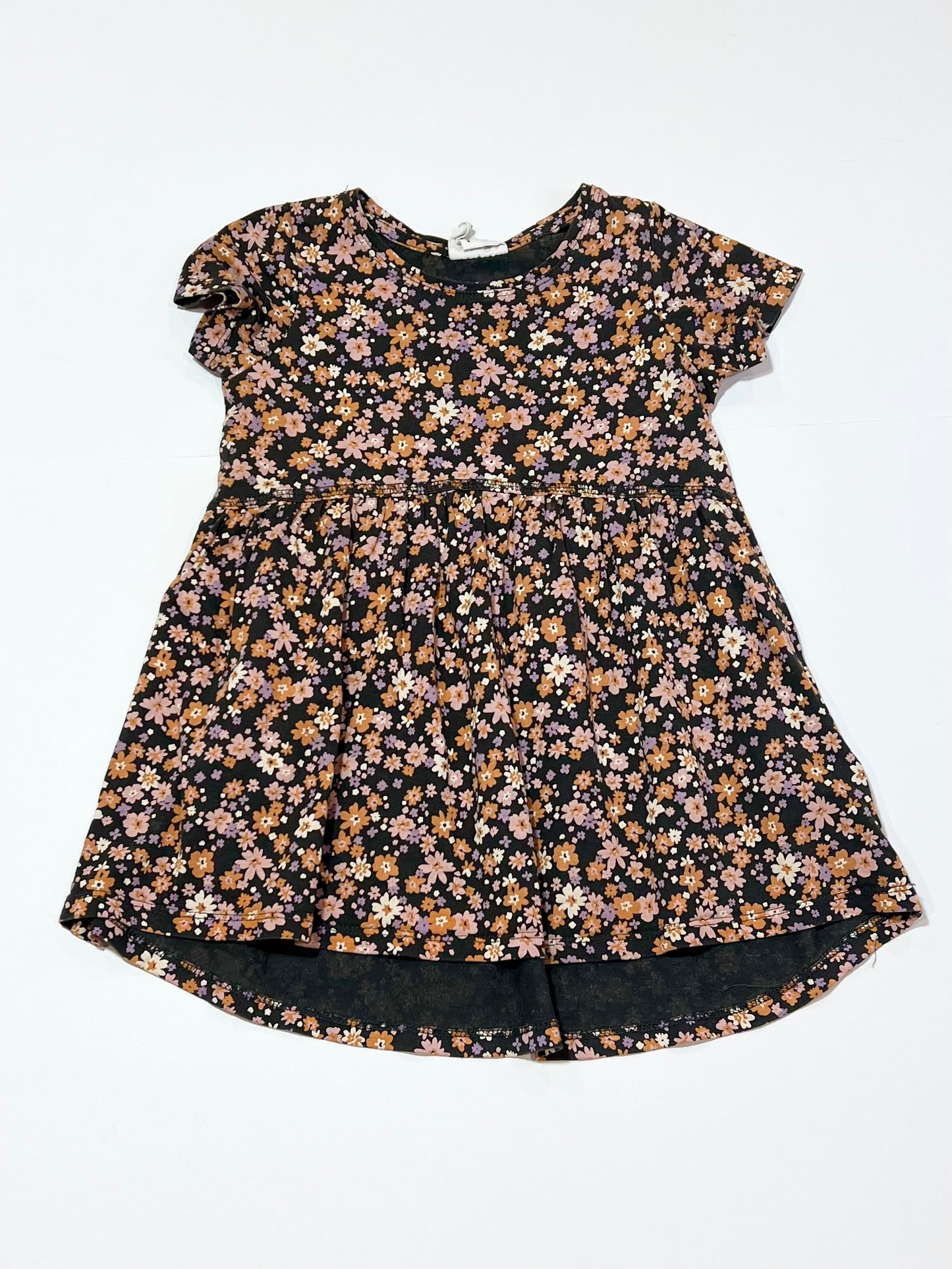 Floral jersey dress - Size 2