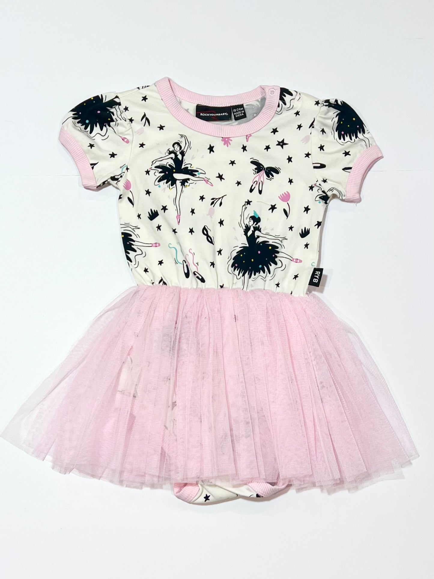 Bodysuit tulle dress - Size 2