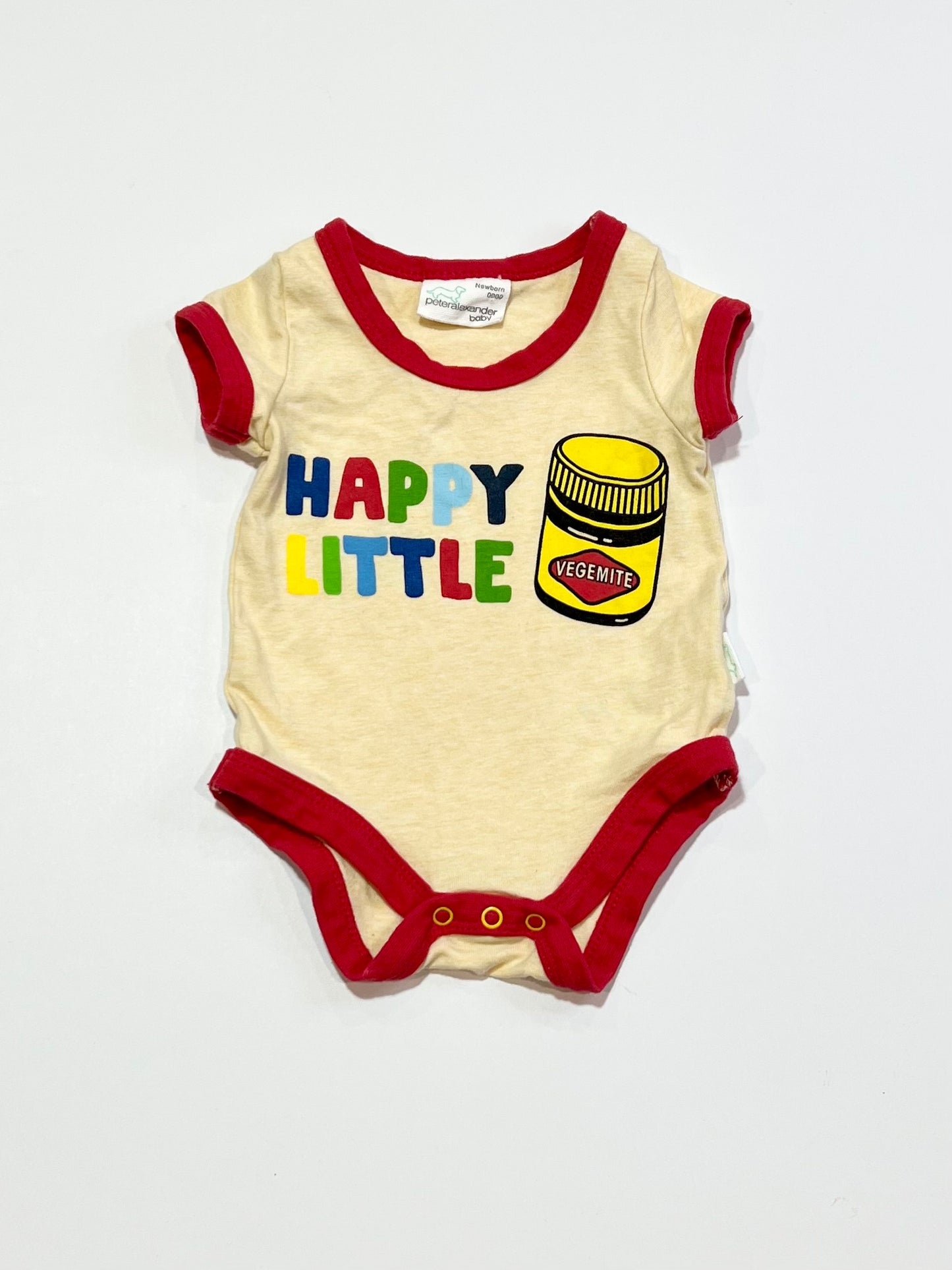Happy little Vegemite bodysuit - Size 0000