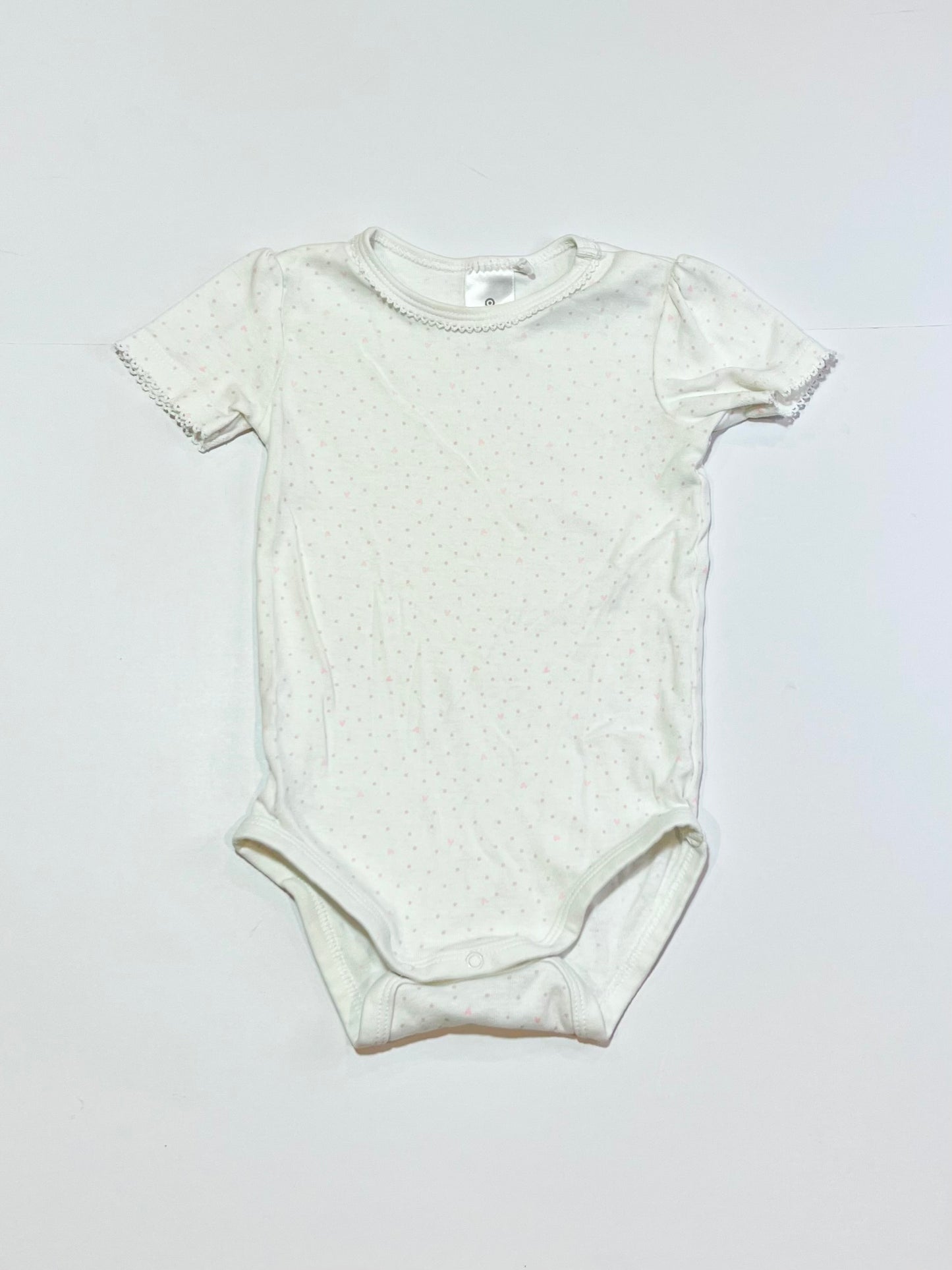 Ribbed spotty bodysuit - Size 1