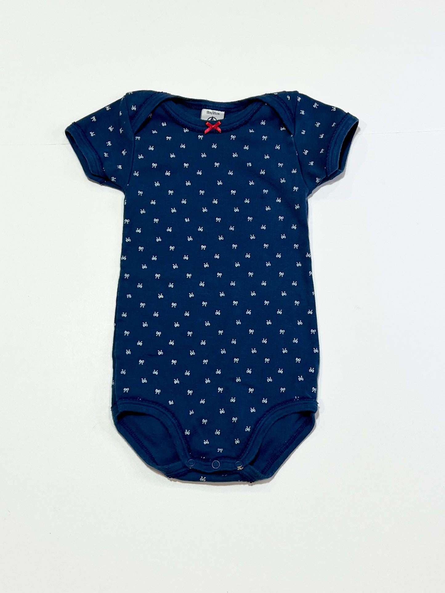Blue bows bodysuit - Size 1