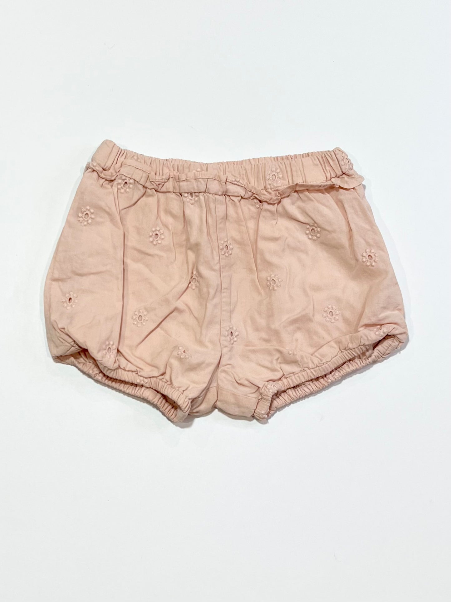 Pink cutwork shorts - Size 1