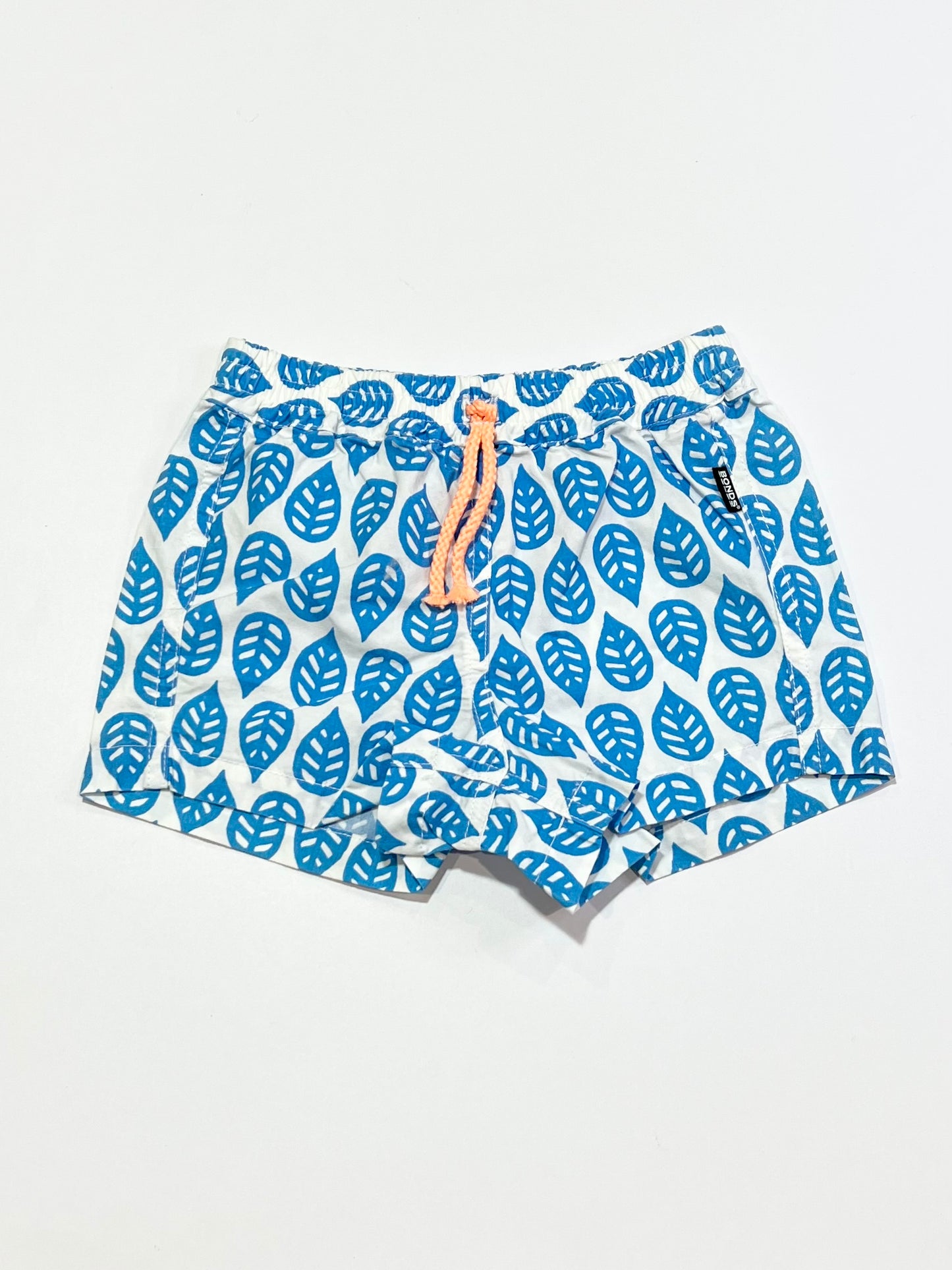 Blue leafy shorts - Size 1