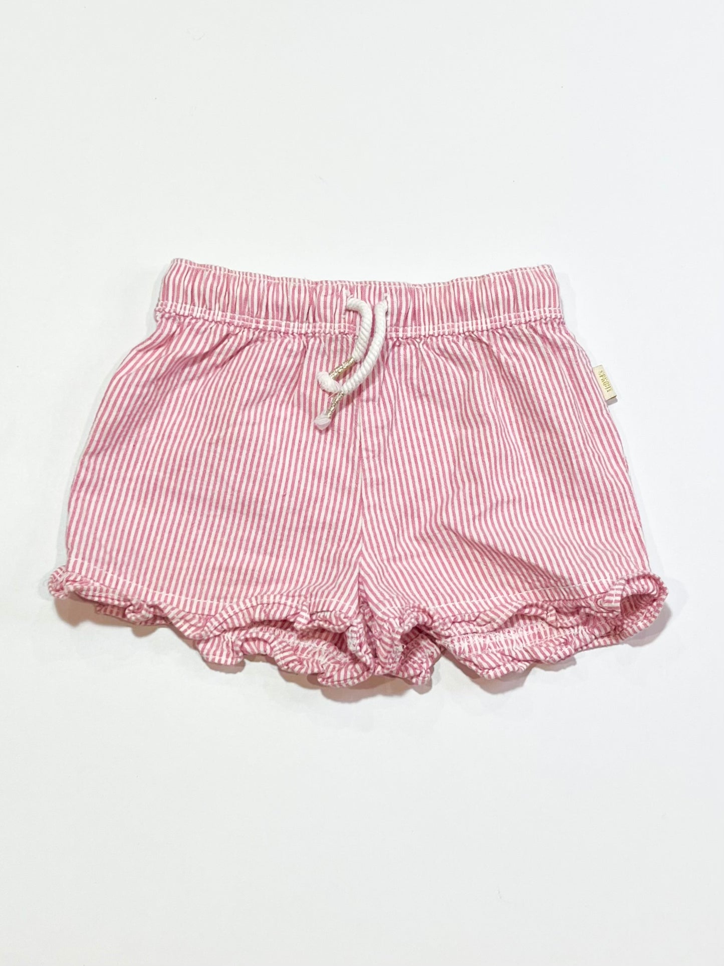 Pink striped shorts - Size 1