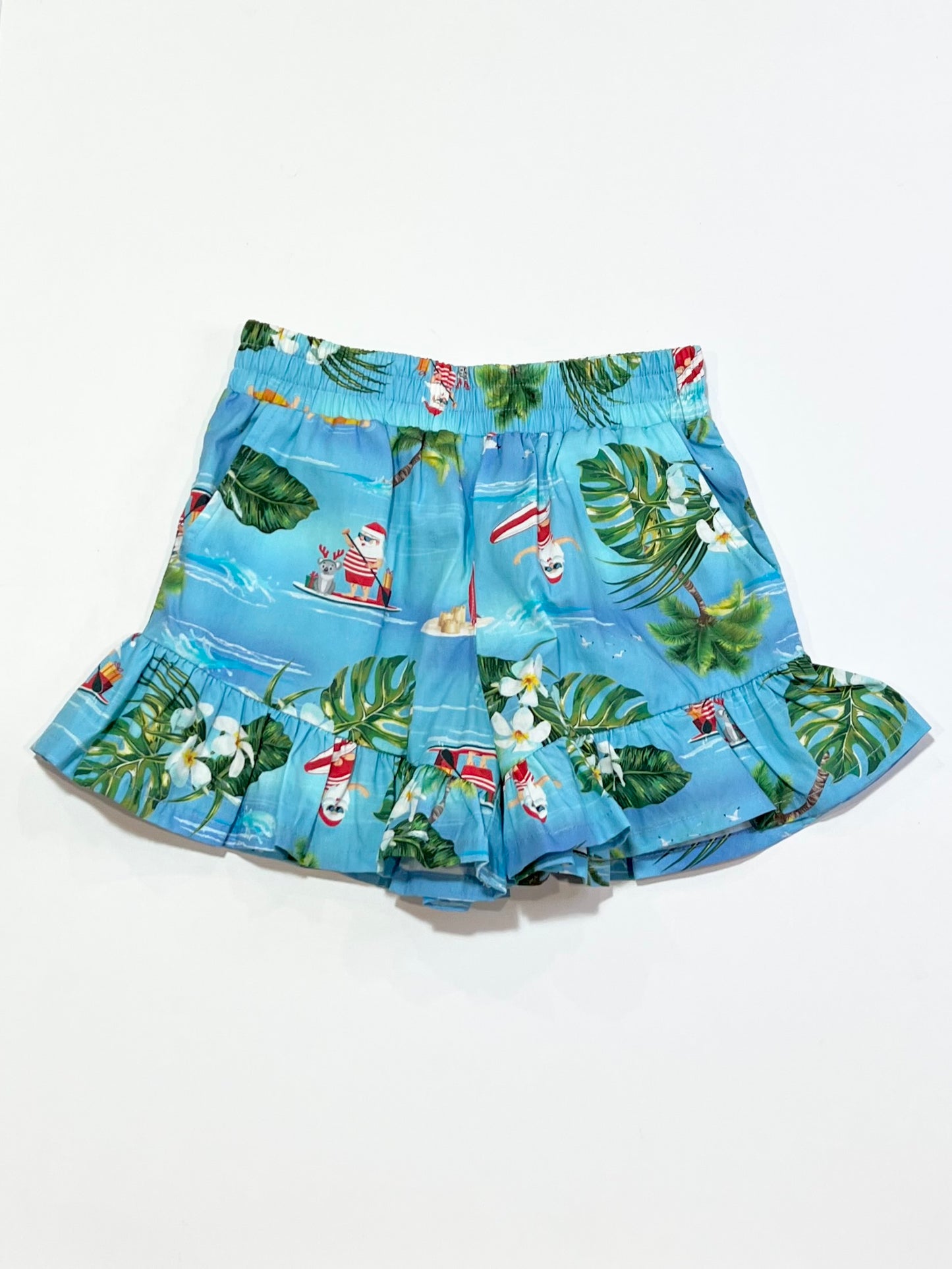 Christmas ruffle shorts - Size 1