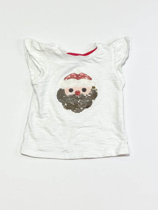 Sequined Santa tee - Size 1