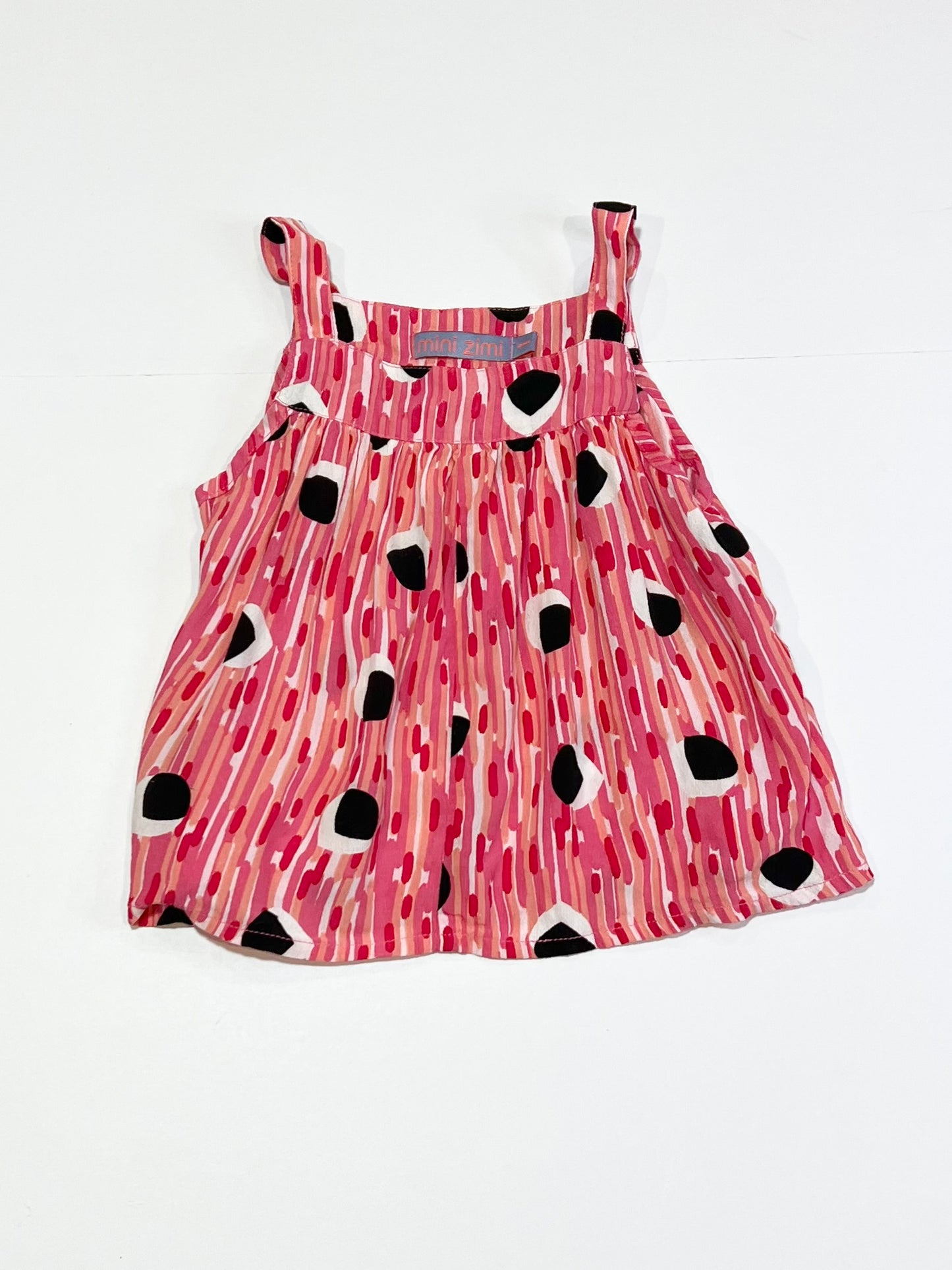 Pink circles top - Size 1