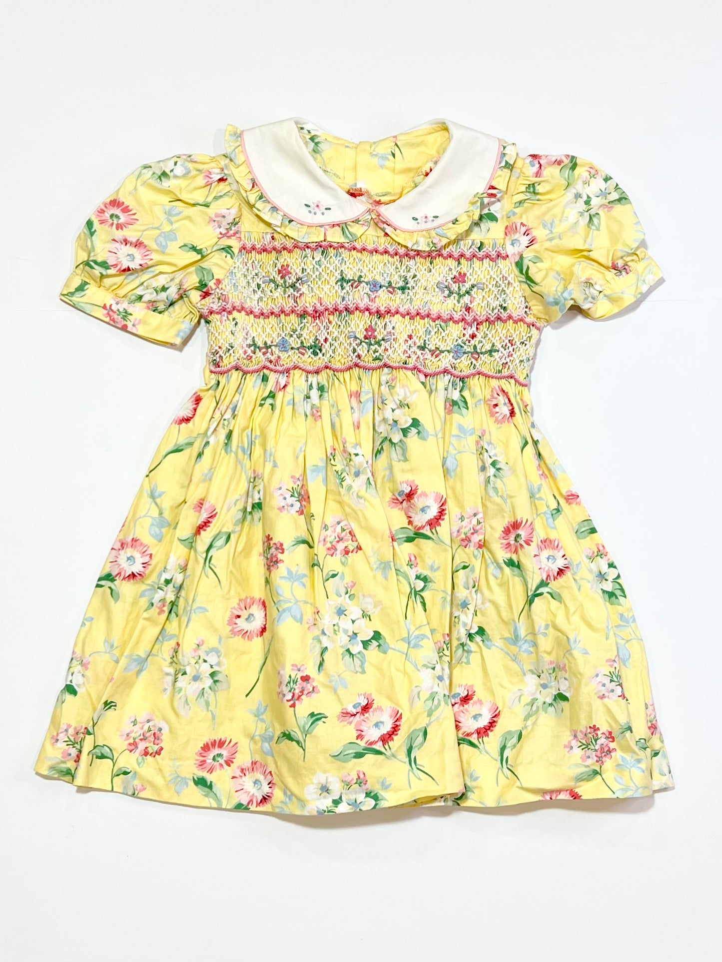 Floral smocked dress - Size 1