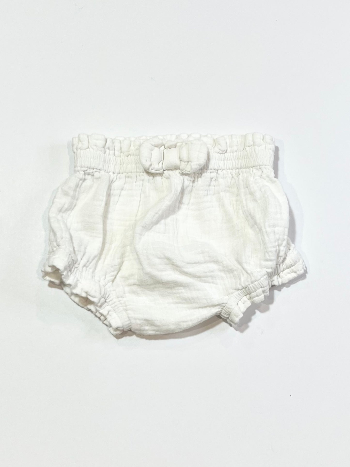 White muslin bloomers - Size 0