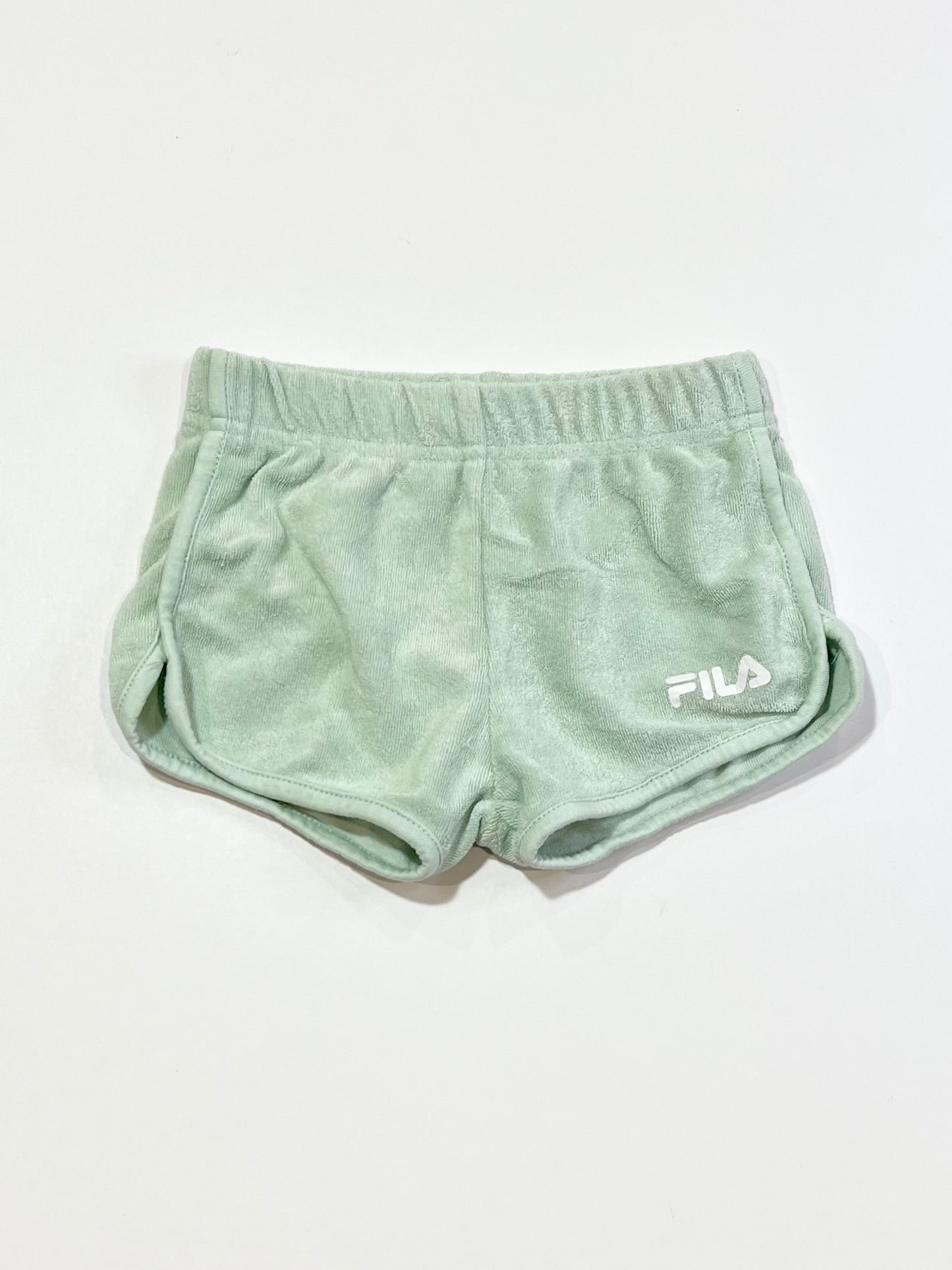 Green terry shorts - Size 0