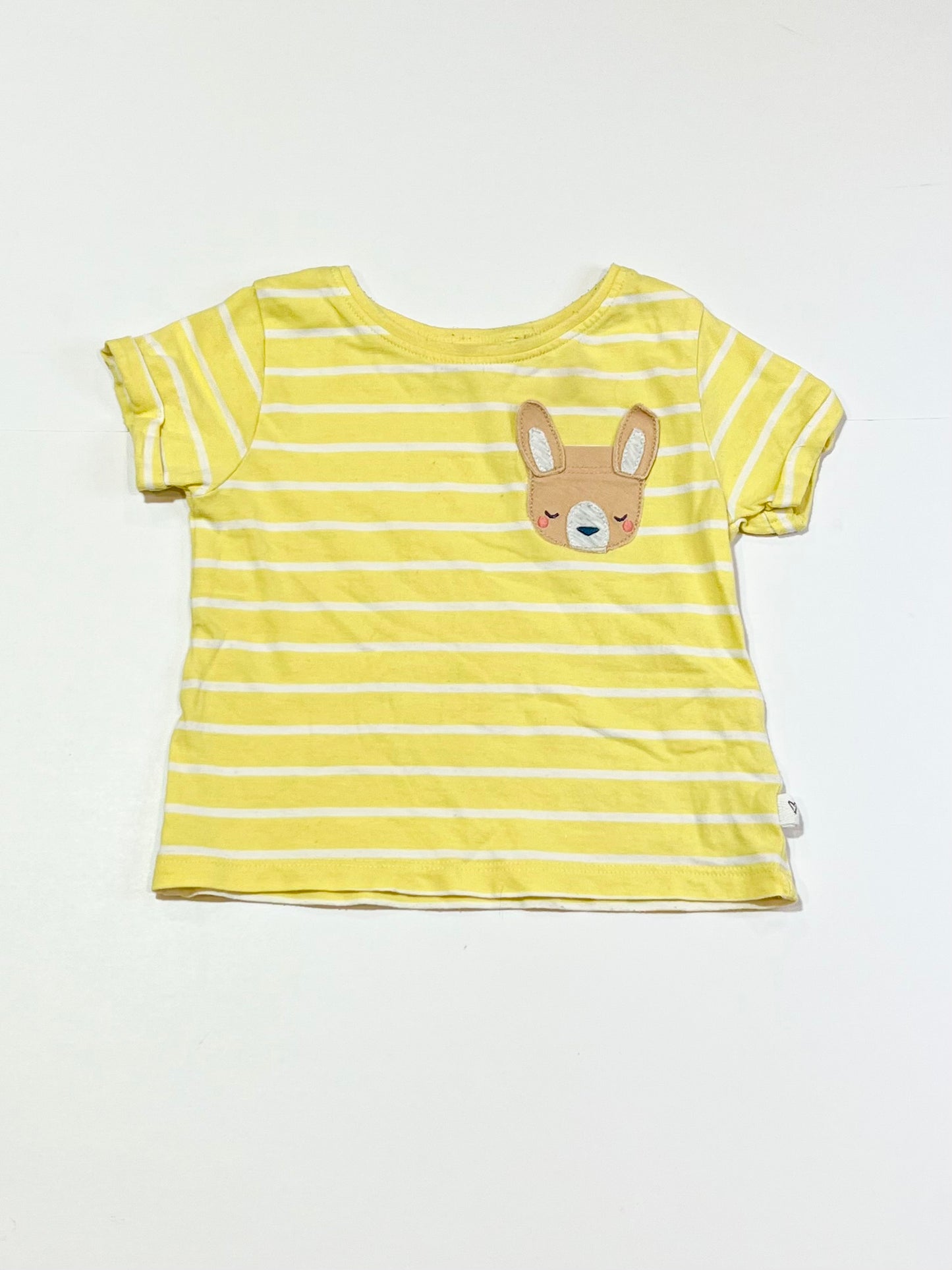 Striped kangaroo tee - Size 9-12 months