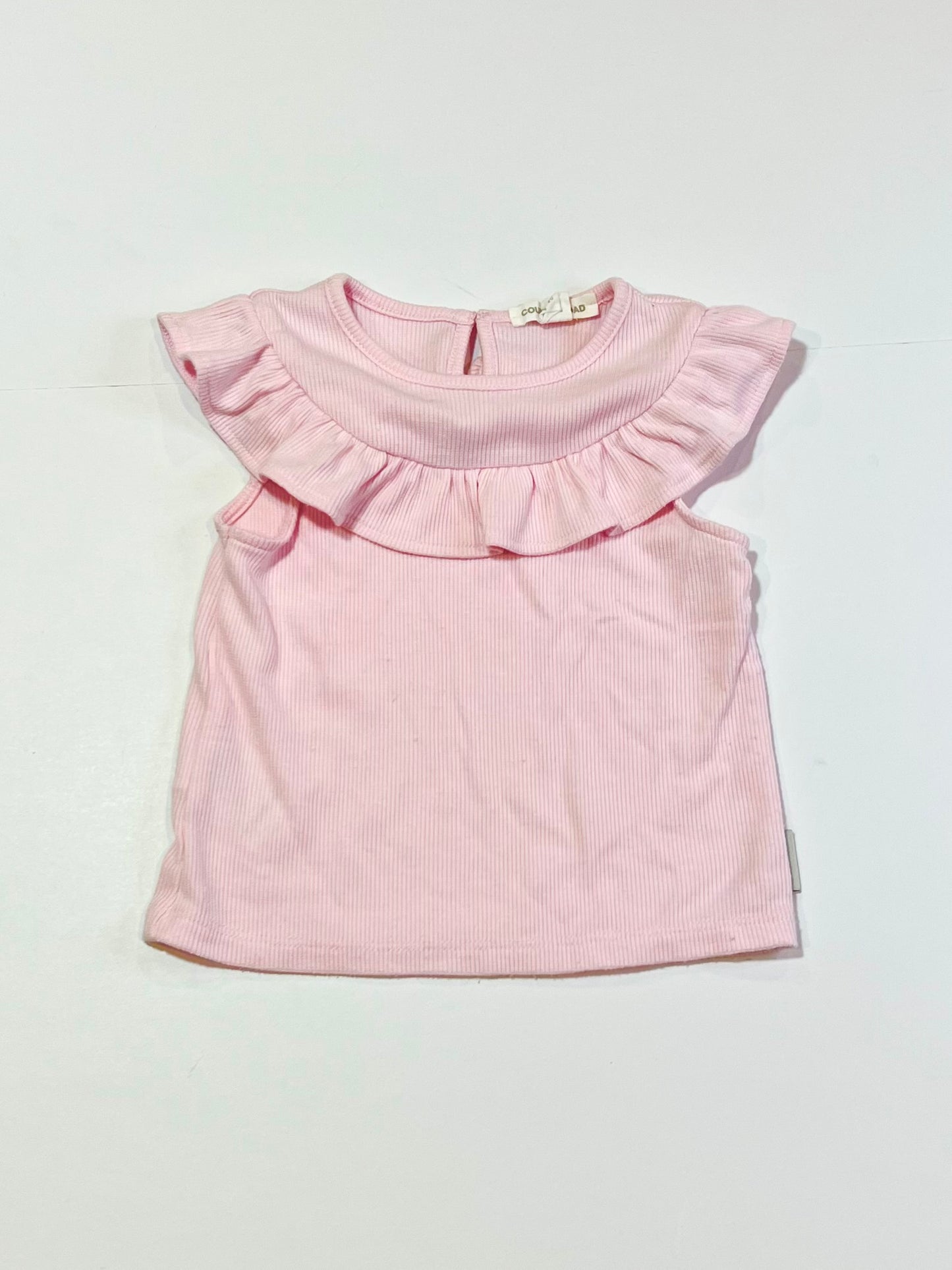 Pink ribbed top - Size 0