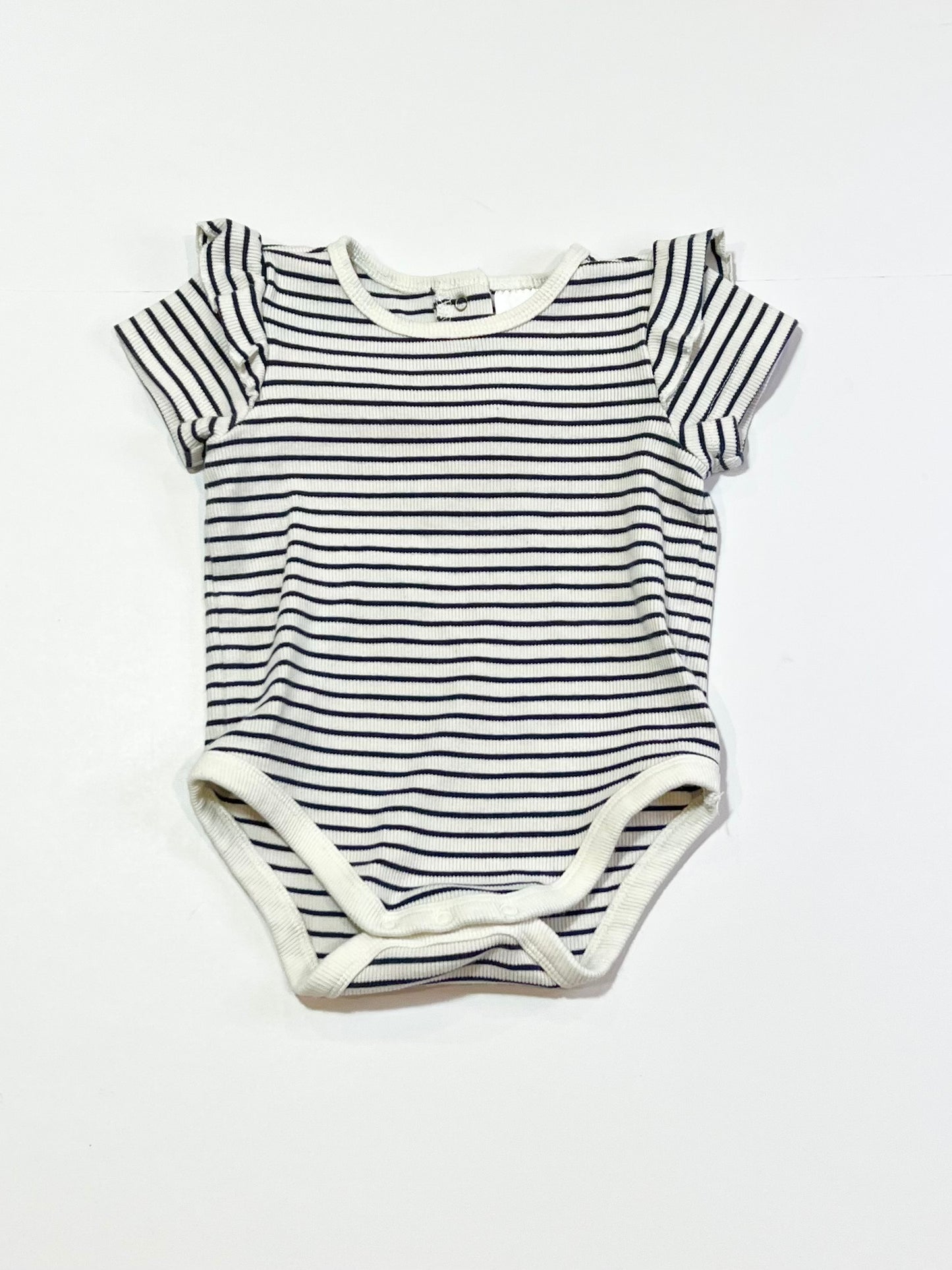 Striped ribbed bodysuit - Size 0