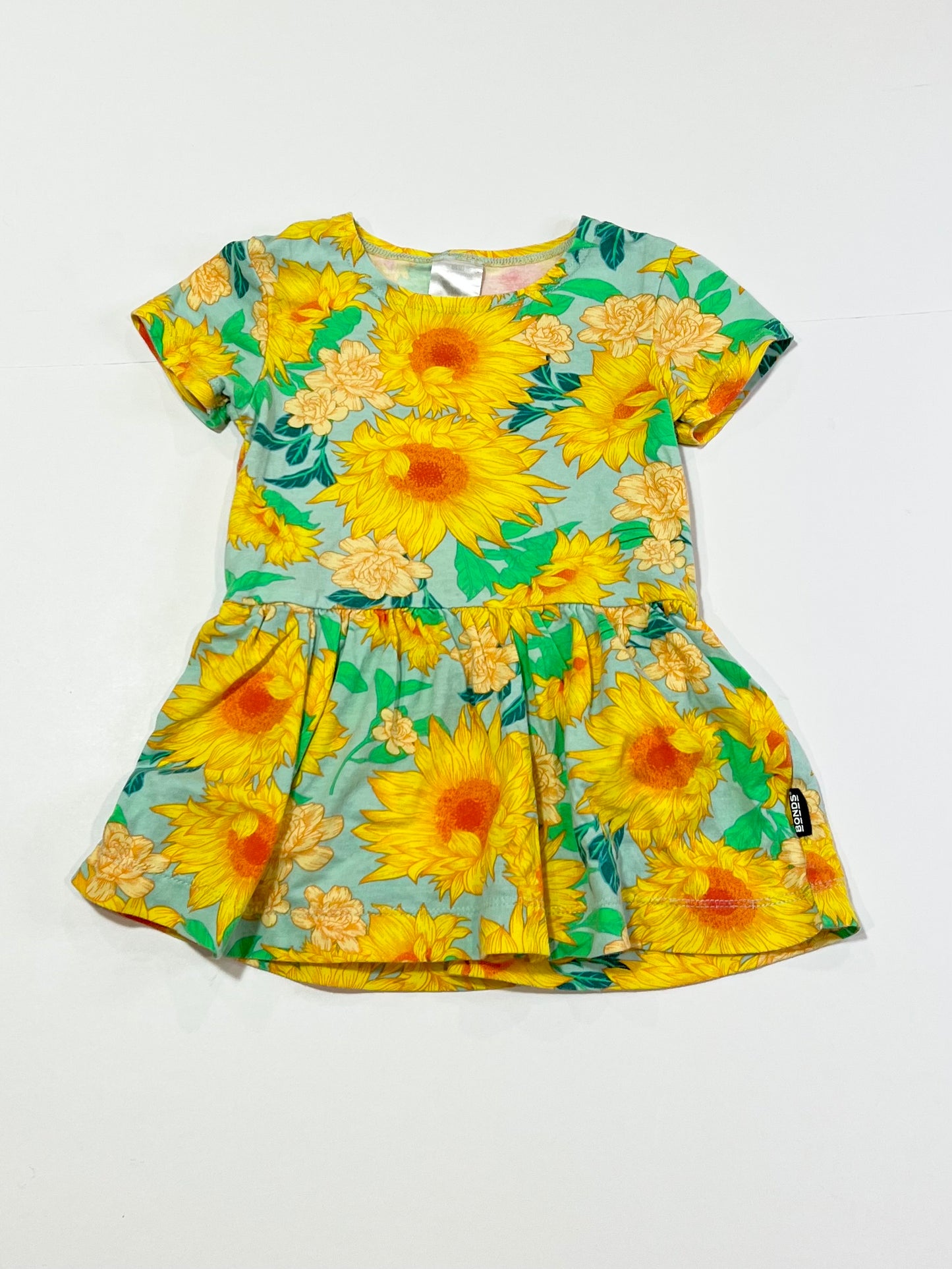 Sunflowers dress bodysuit - Size 0
