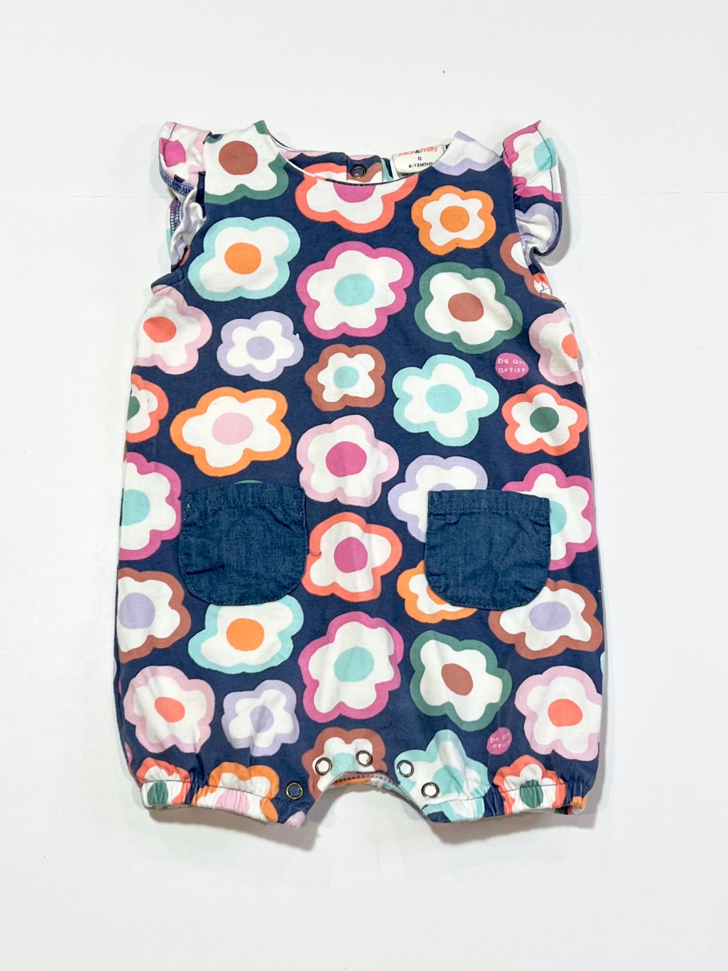 Floral romper - Size 0