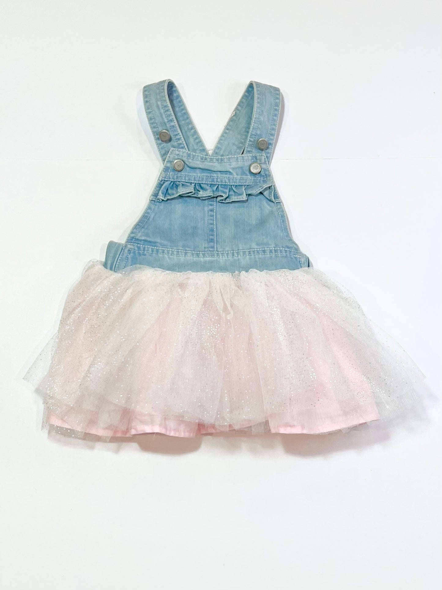 Denim tulle pinafore - Size 00