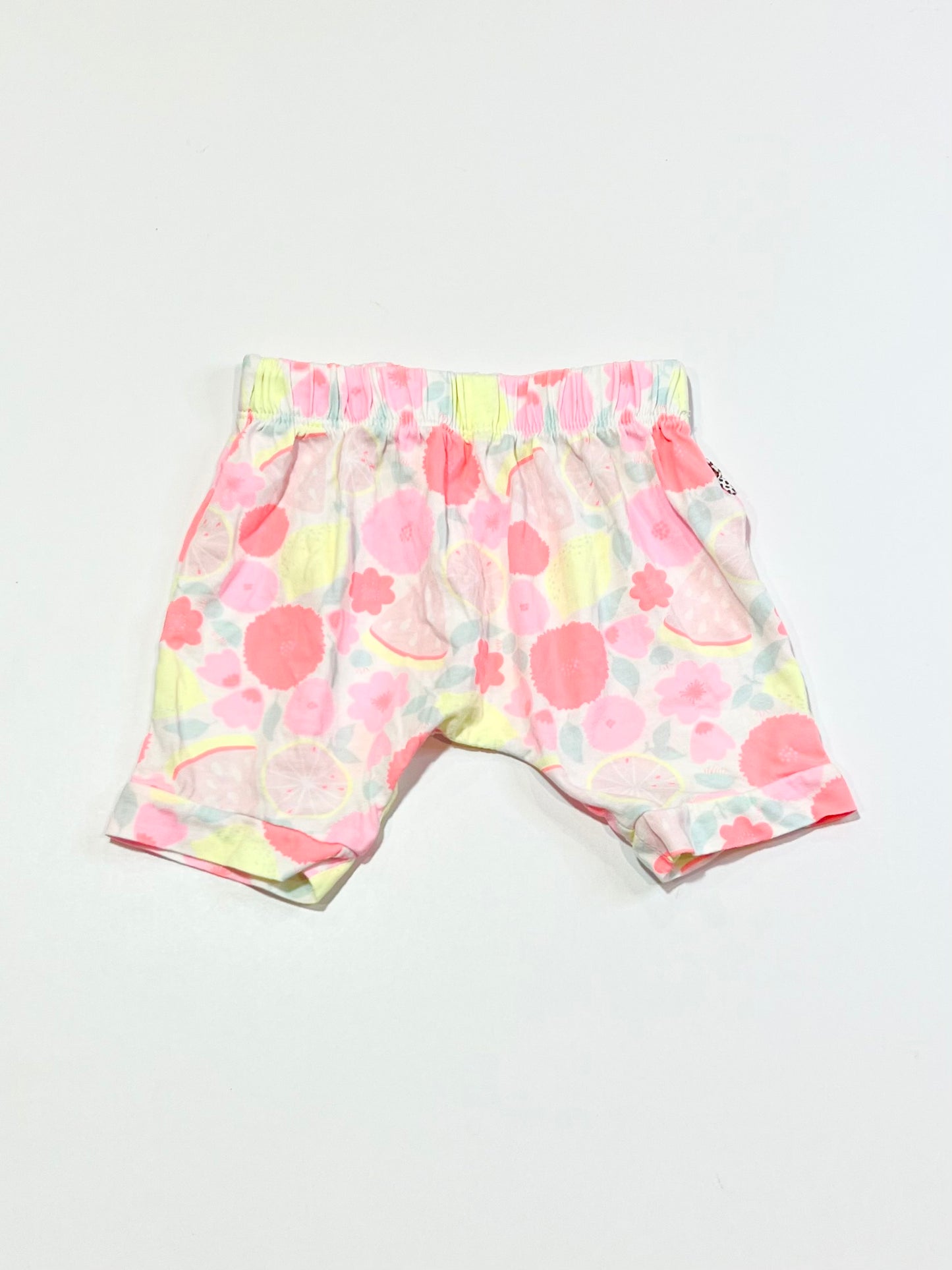 Fruity floral jersey shorts - Size 00