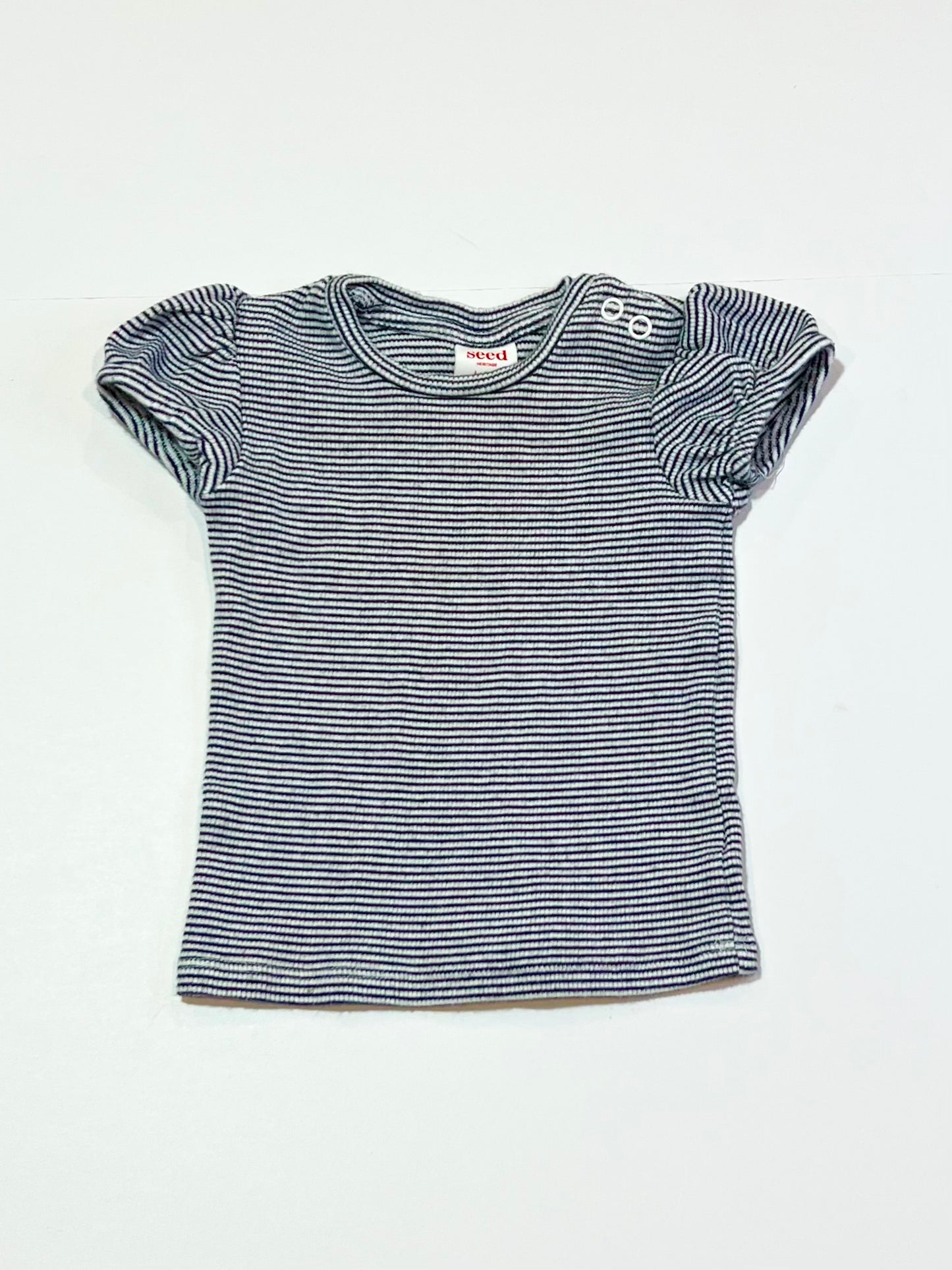 Striped ribbed tee - Size 00