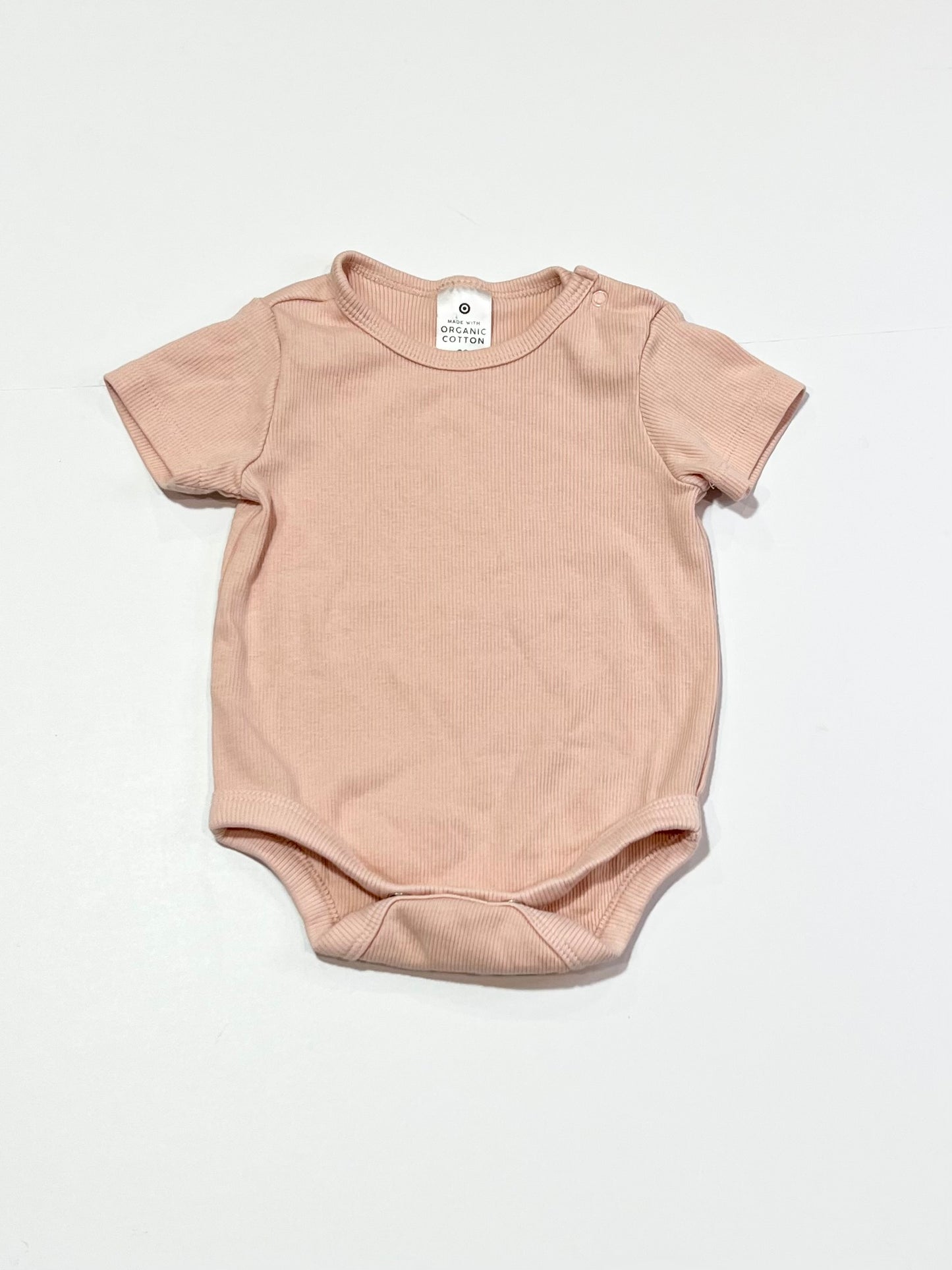 Pink ribbed bodysuit - Size 00