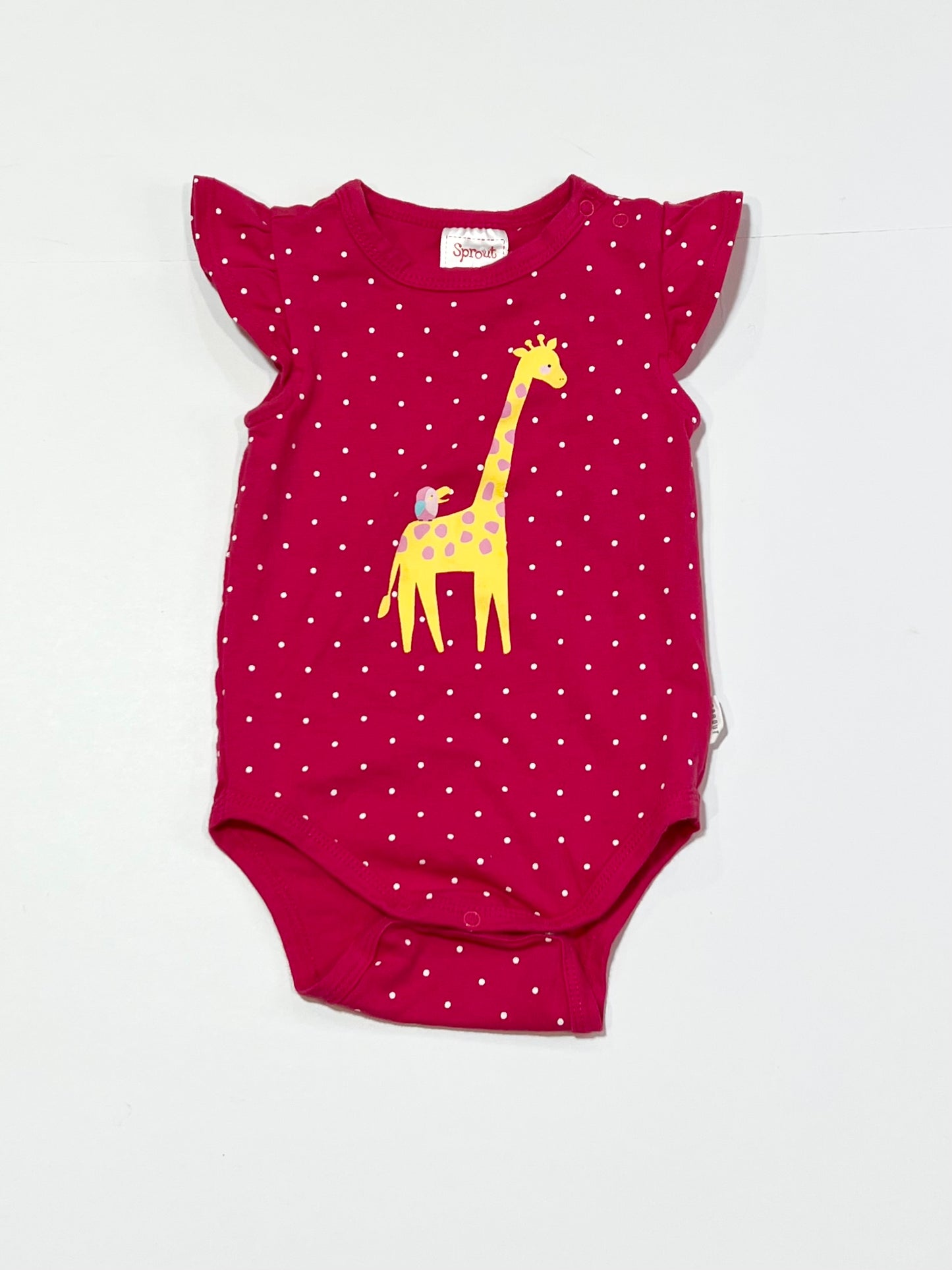 Spotty giraffe bodysuit - Size 00