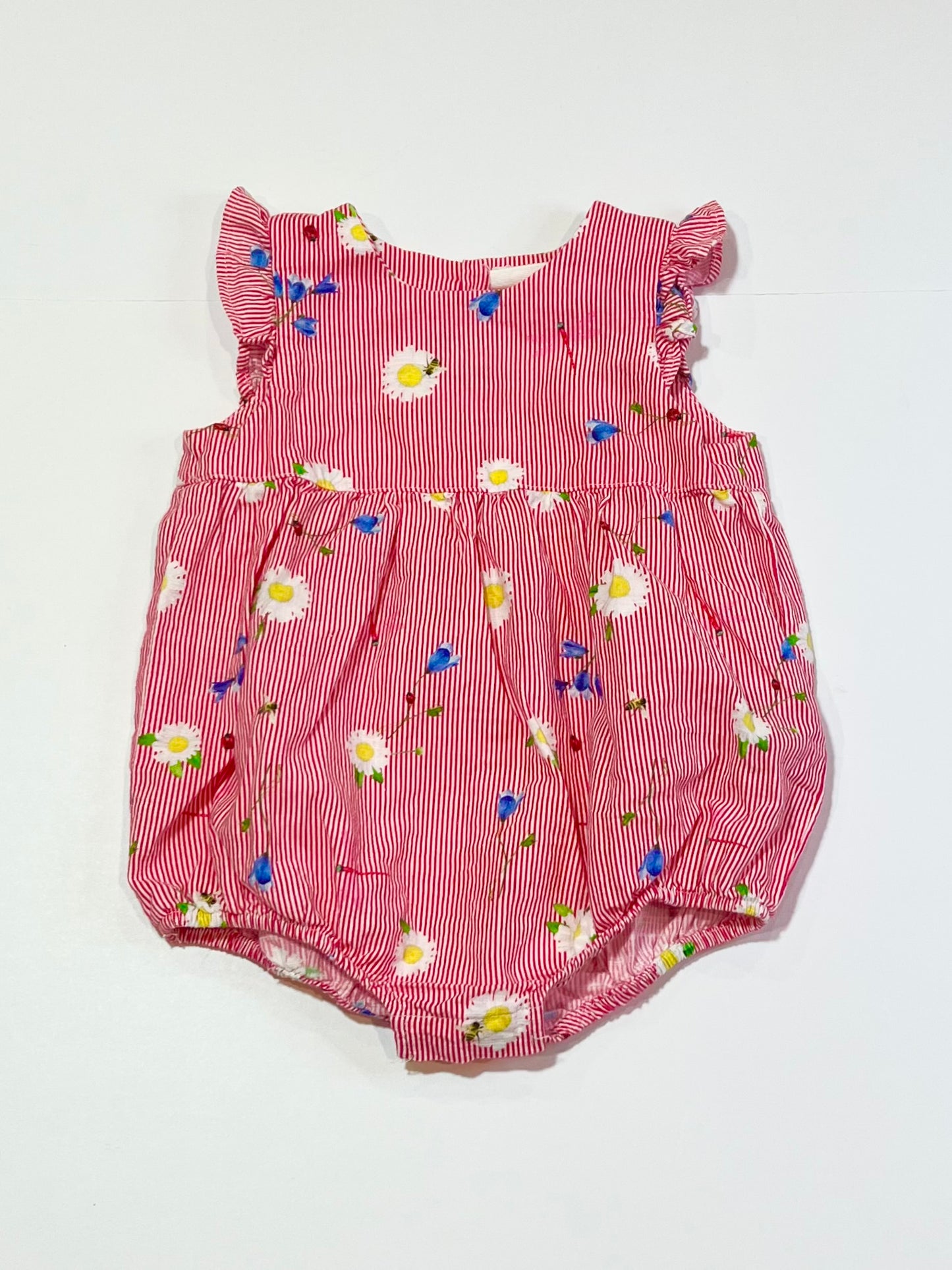 Striped floral romper - Size 00