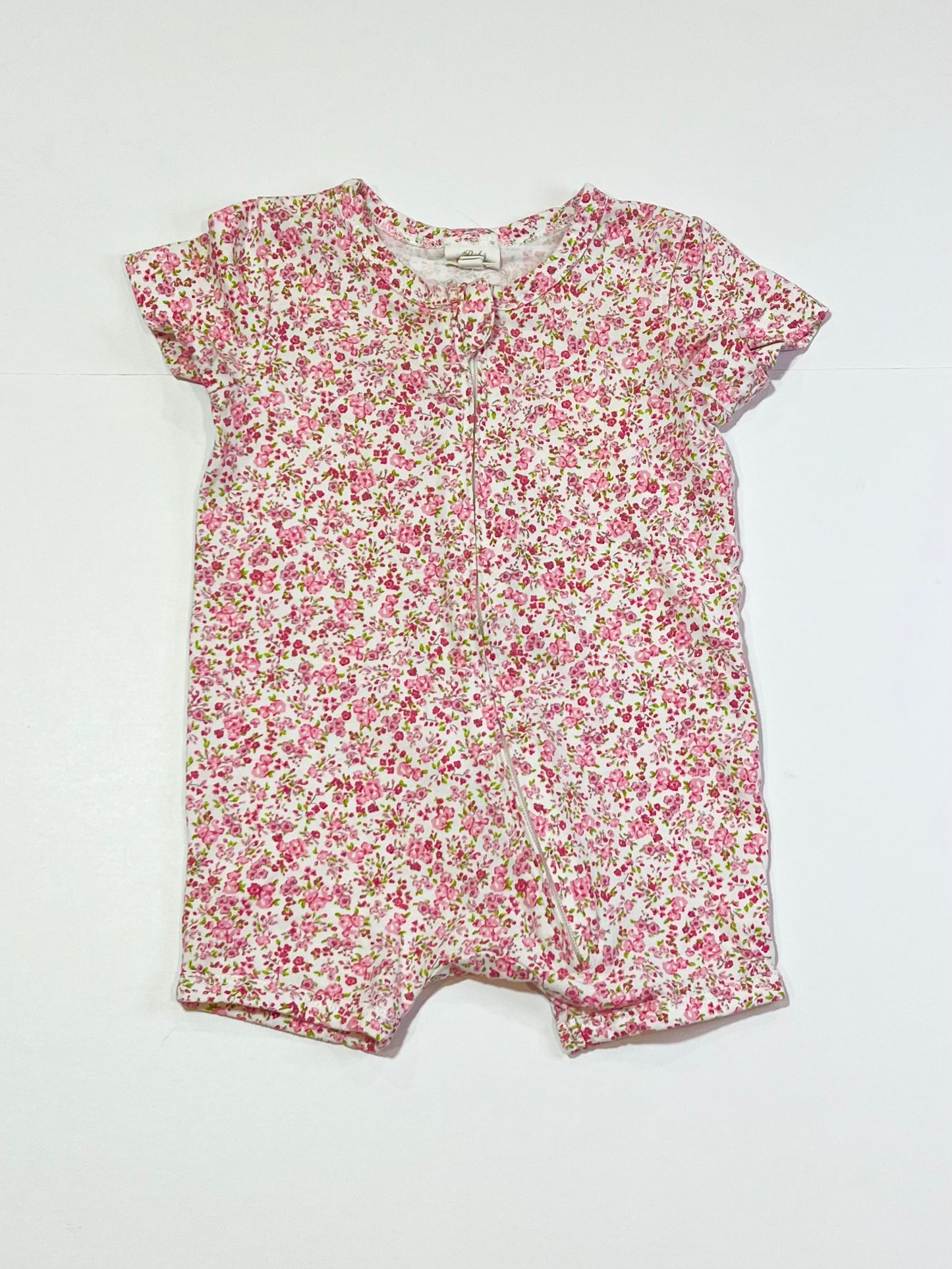 Floral zip romper - Size 00