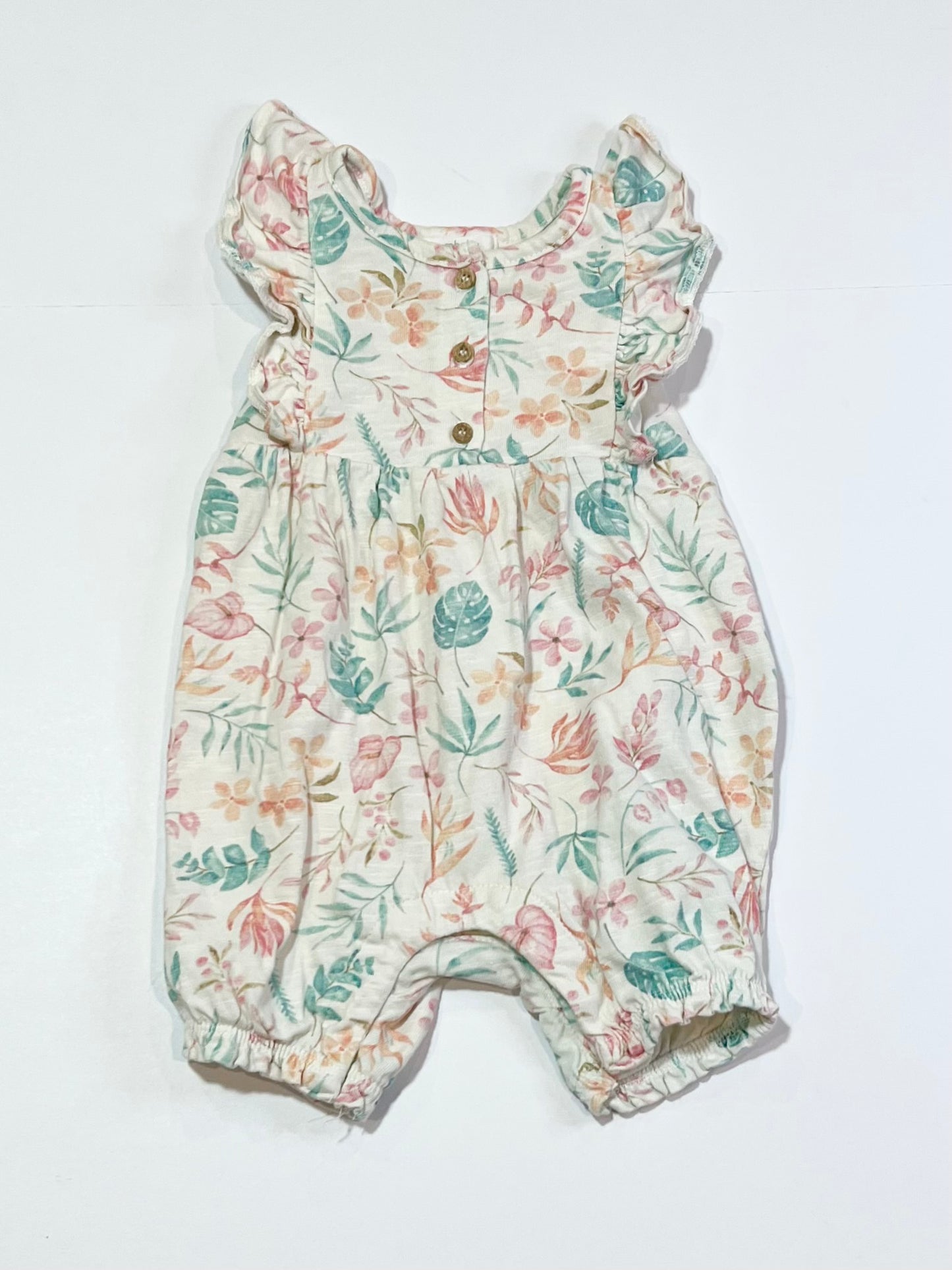 Floral romper - Size 00