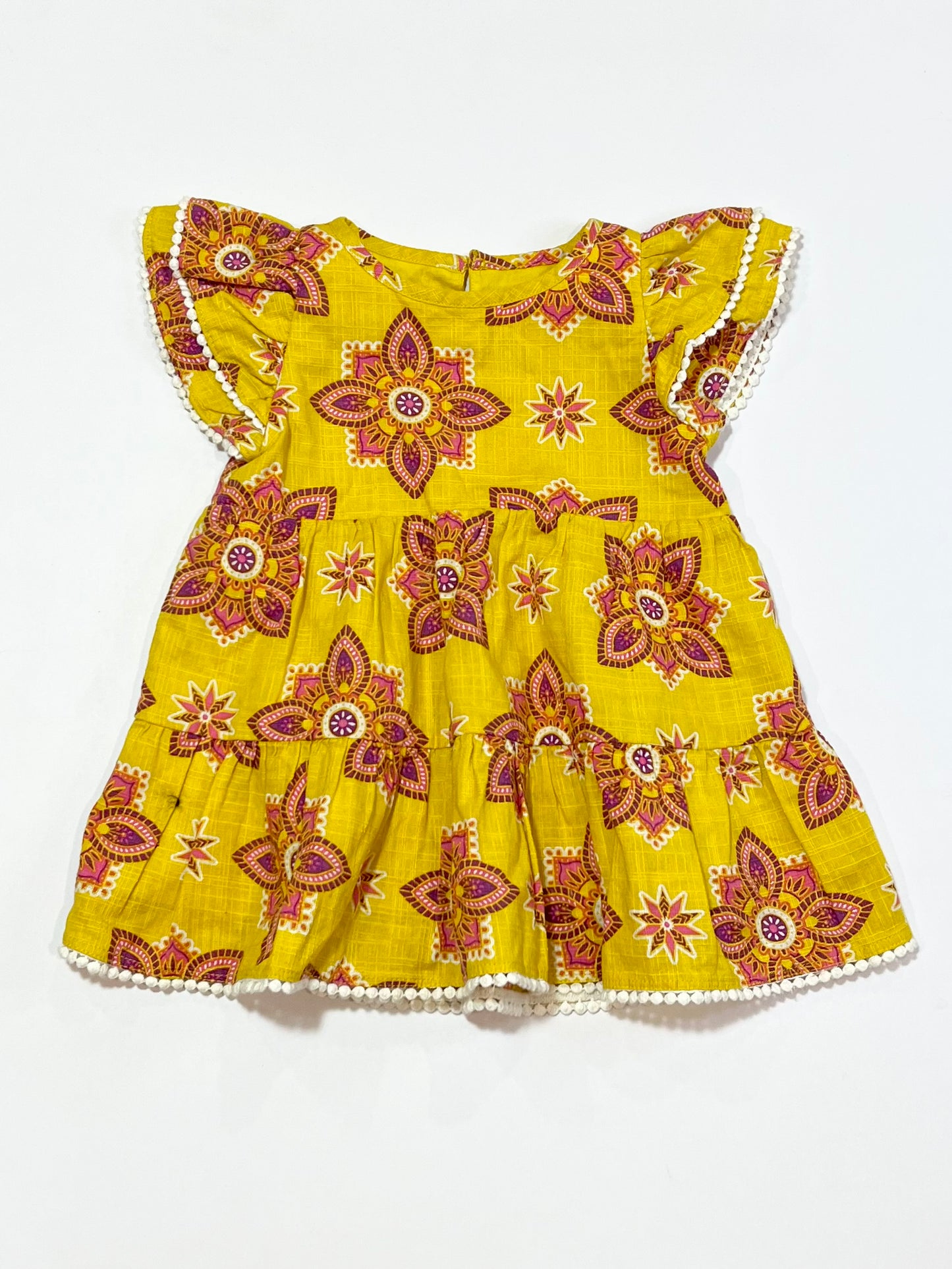 Woven yellow dress - Size 000
