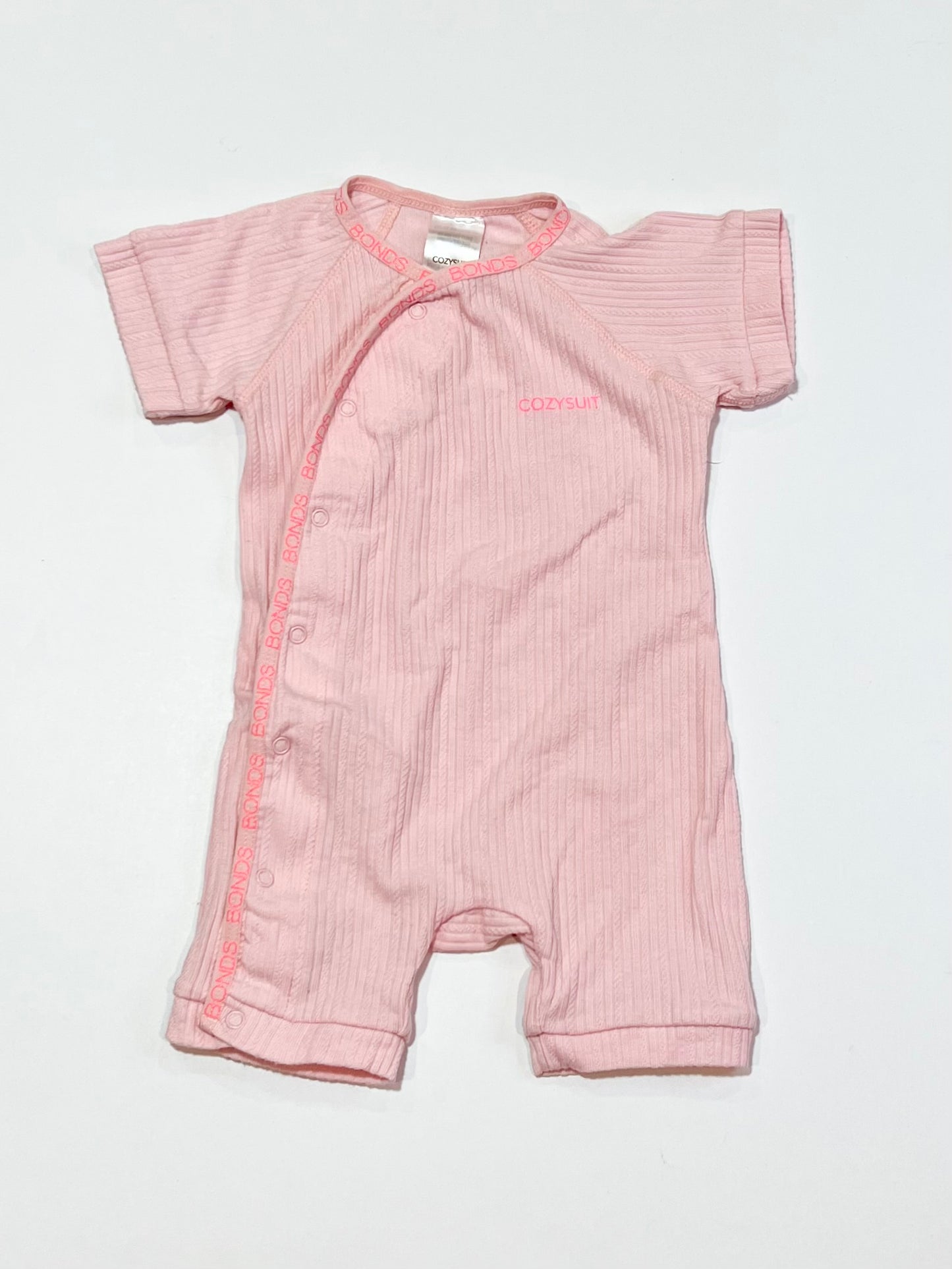 Ribbed Cosysuit romper - Size 000