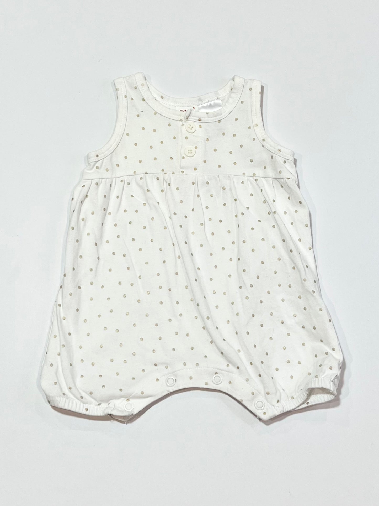 White spotty romper - Size 000