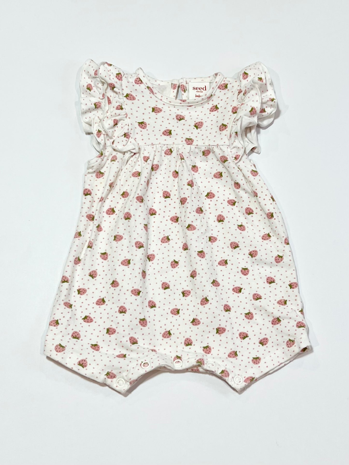 Strawberries romper - Size 000