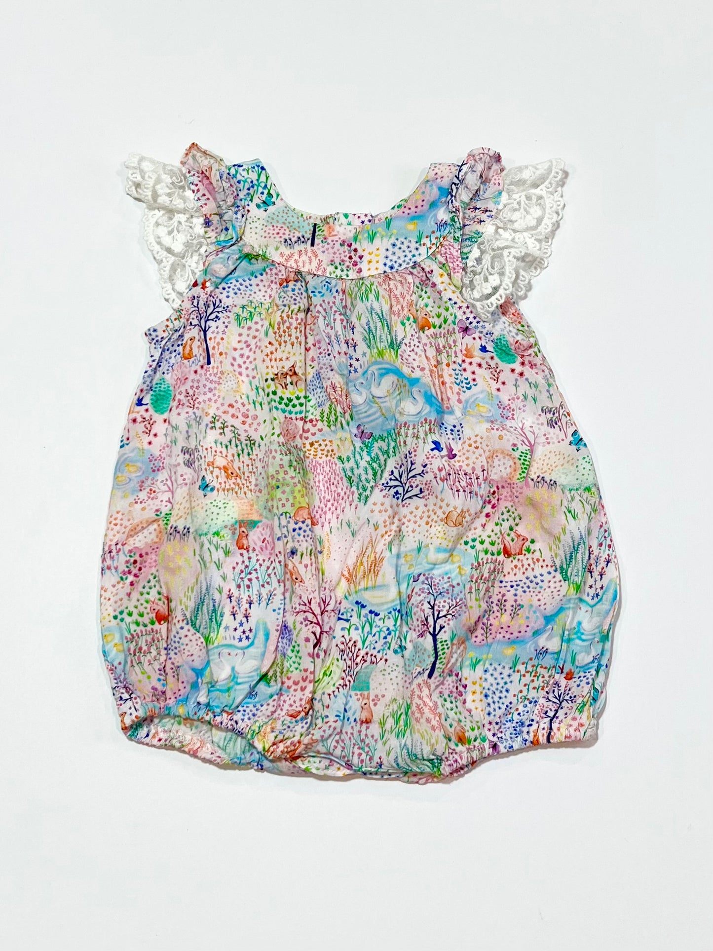 Springtime ruffle romper - Size 000
