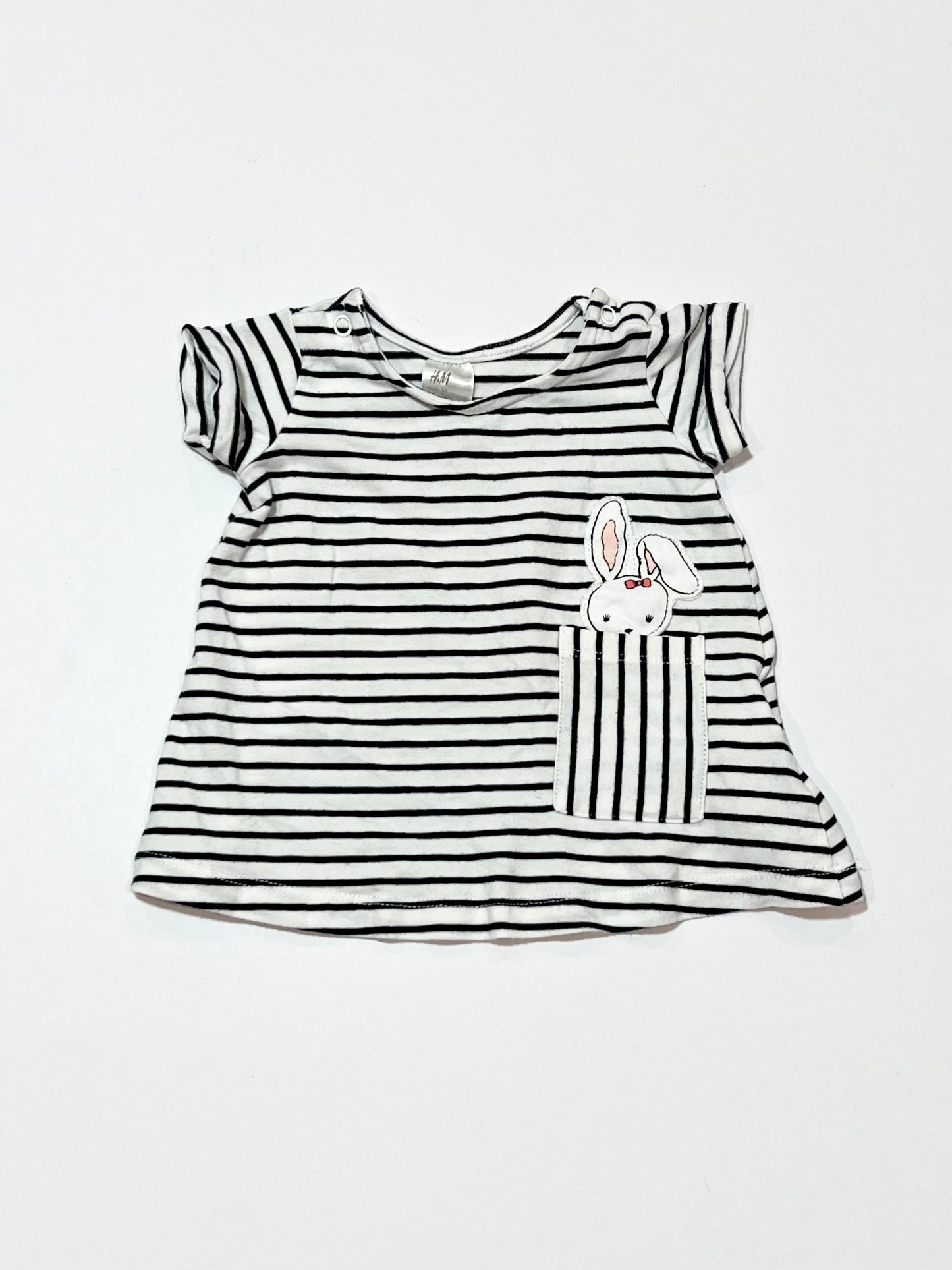 Striped bunny tee - Size 0000