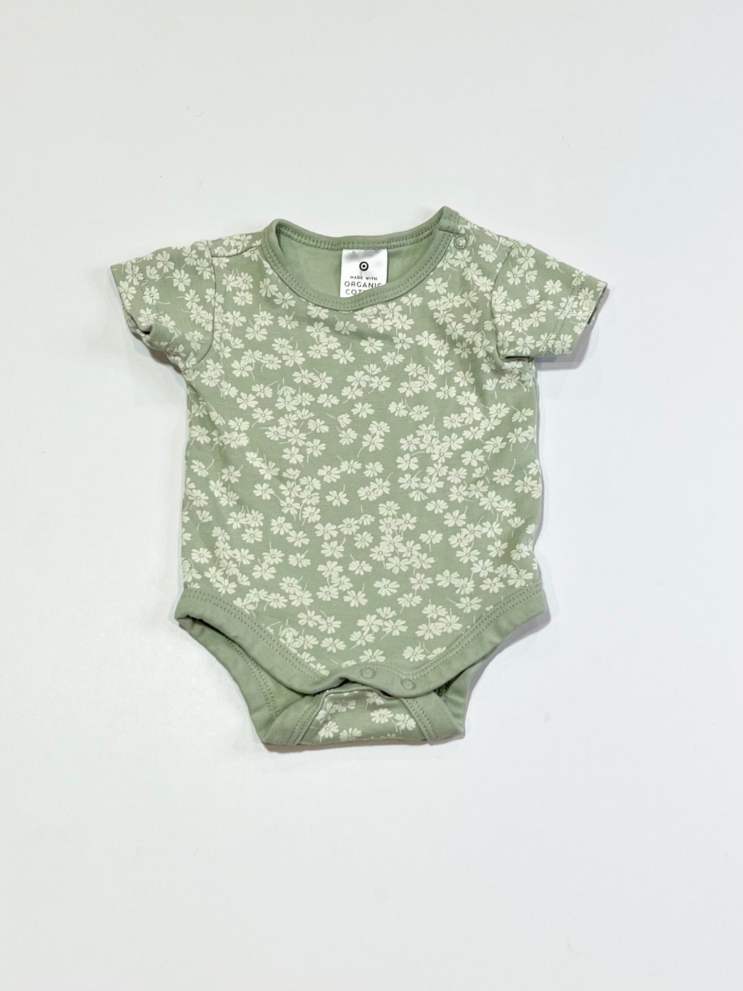 Green floral bodysuit - Size 0000