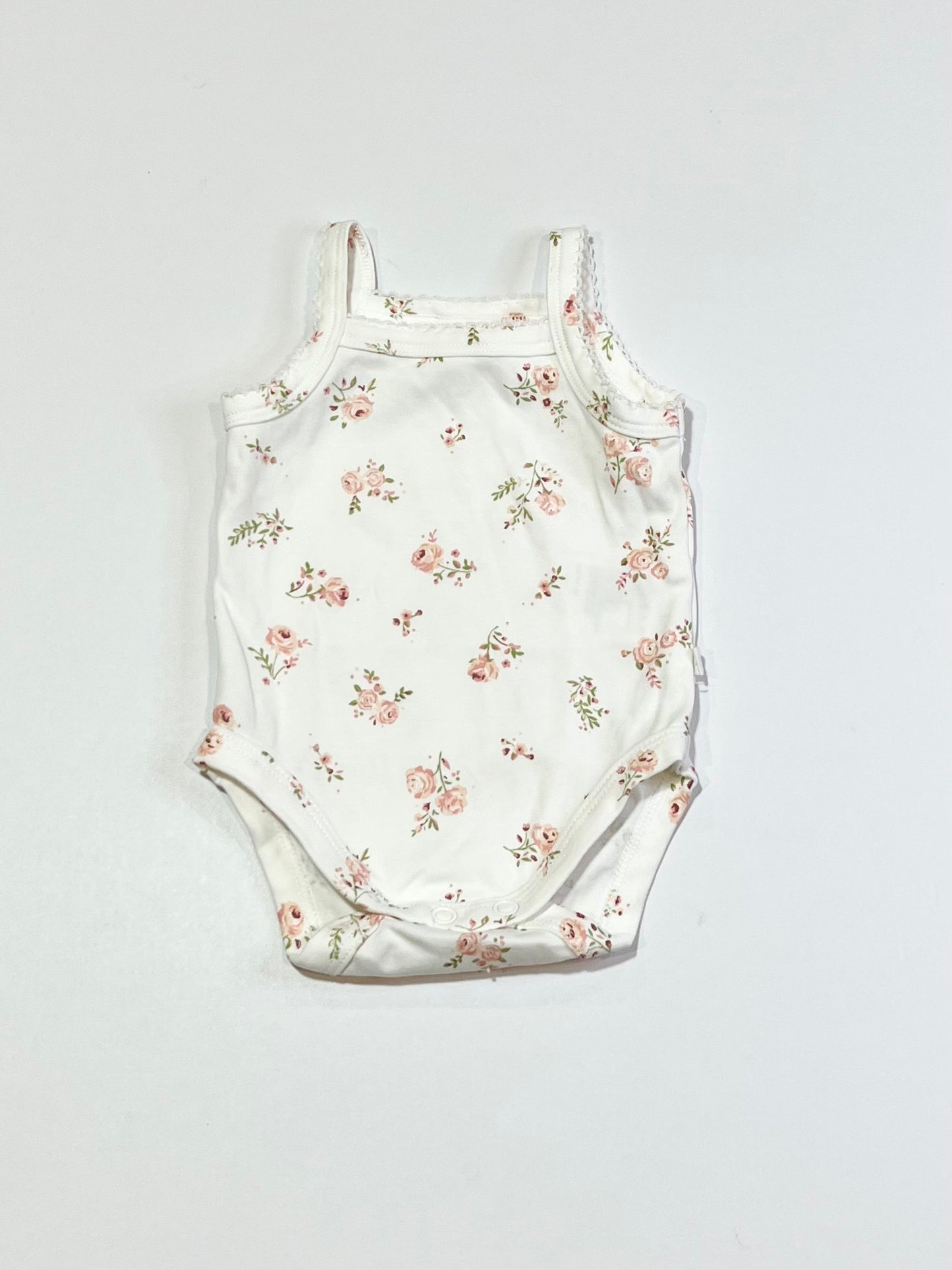 White floral bodysuit - Size 0000